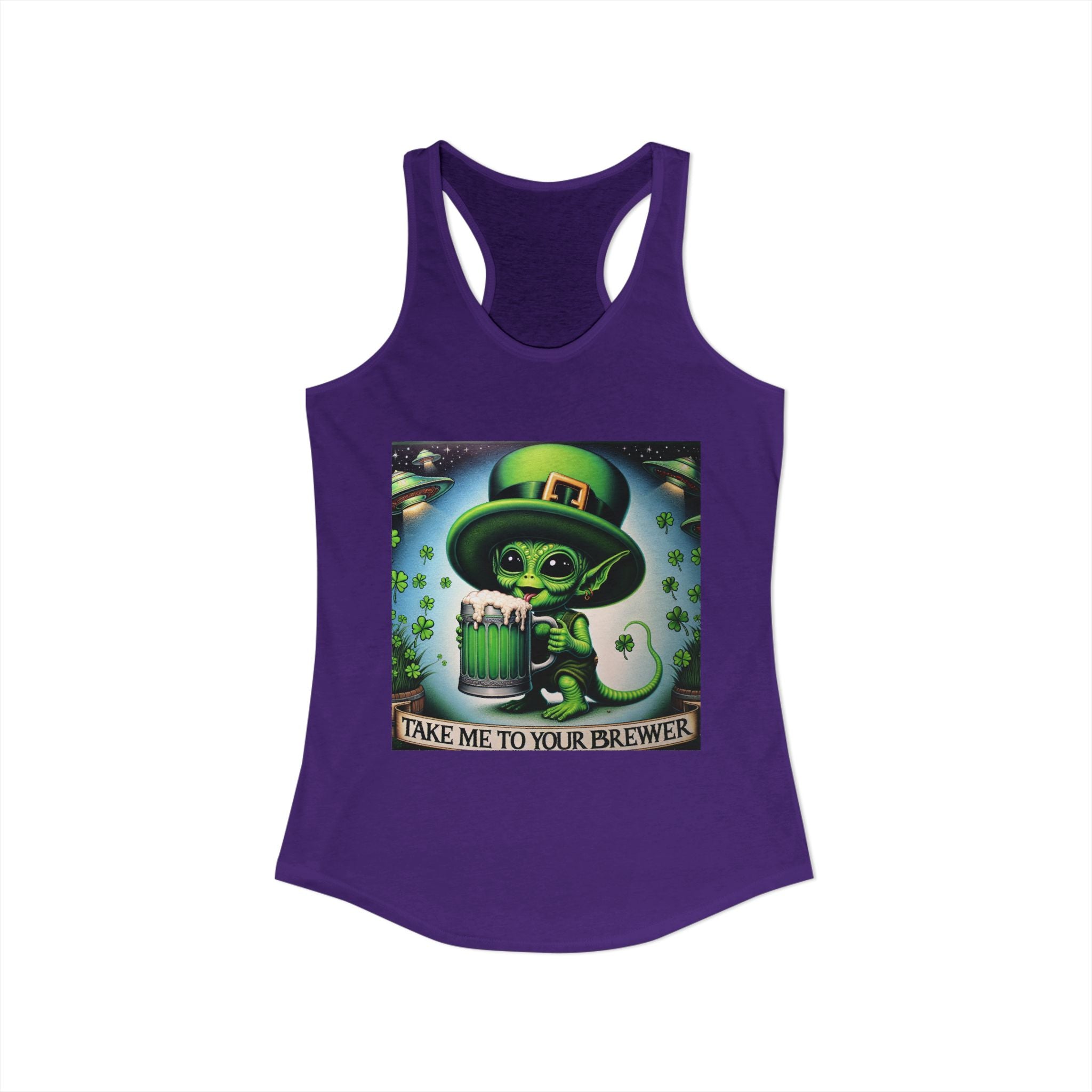 Take me to your Brewer Women's Ideal Racerback Tank