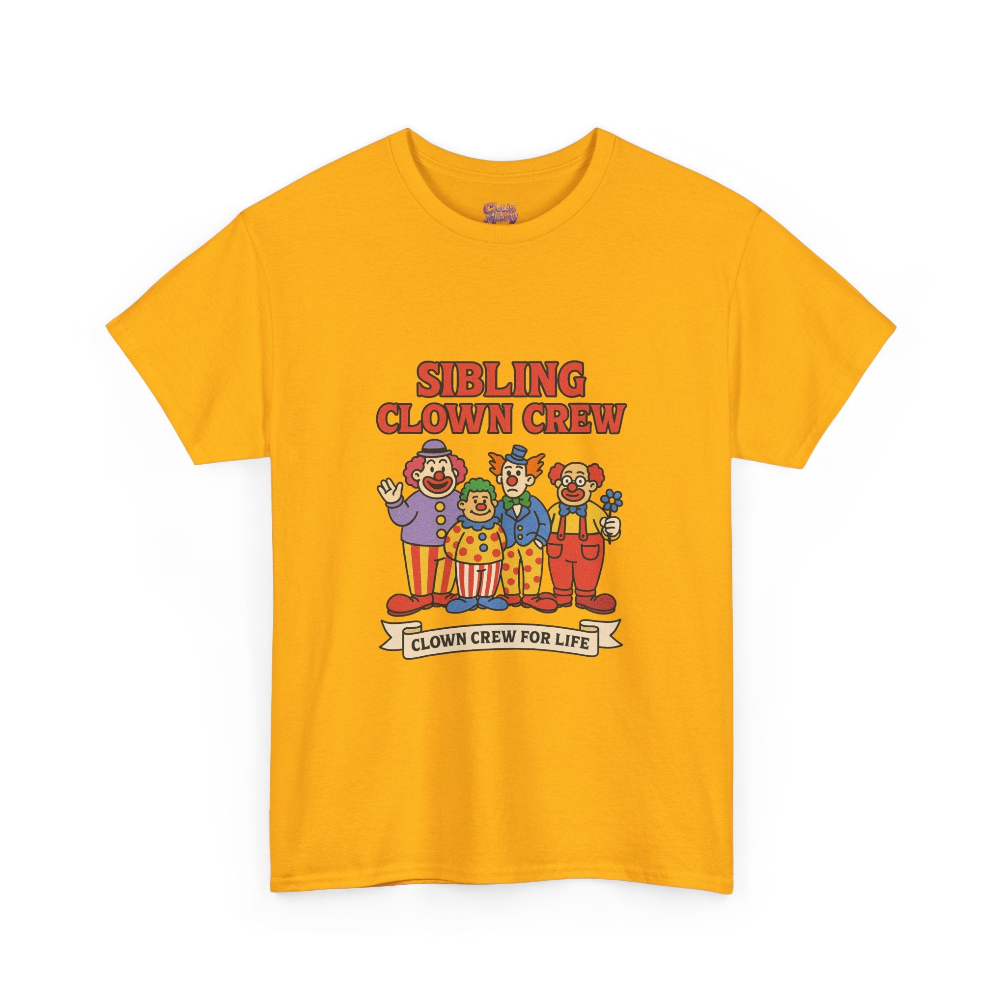 Clown Siblings Unisex Heavy Cotton Tee