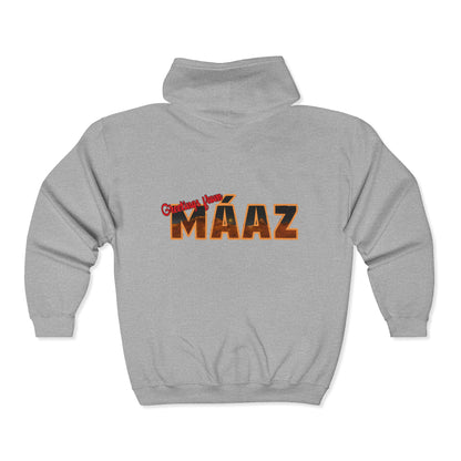 Greetings from Máaz Unisex Heavy Blend Full Zip Hooded Sweatshirt
