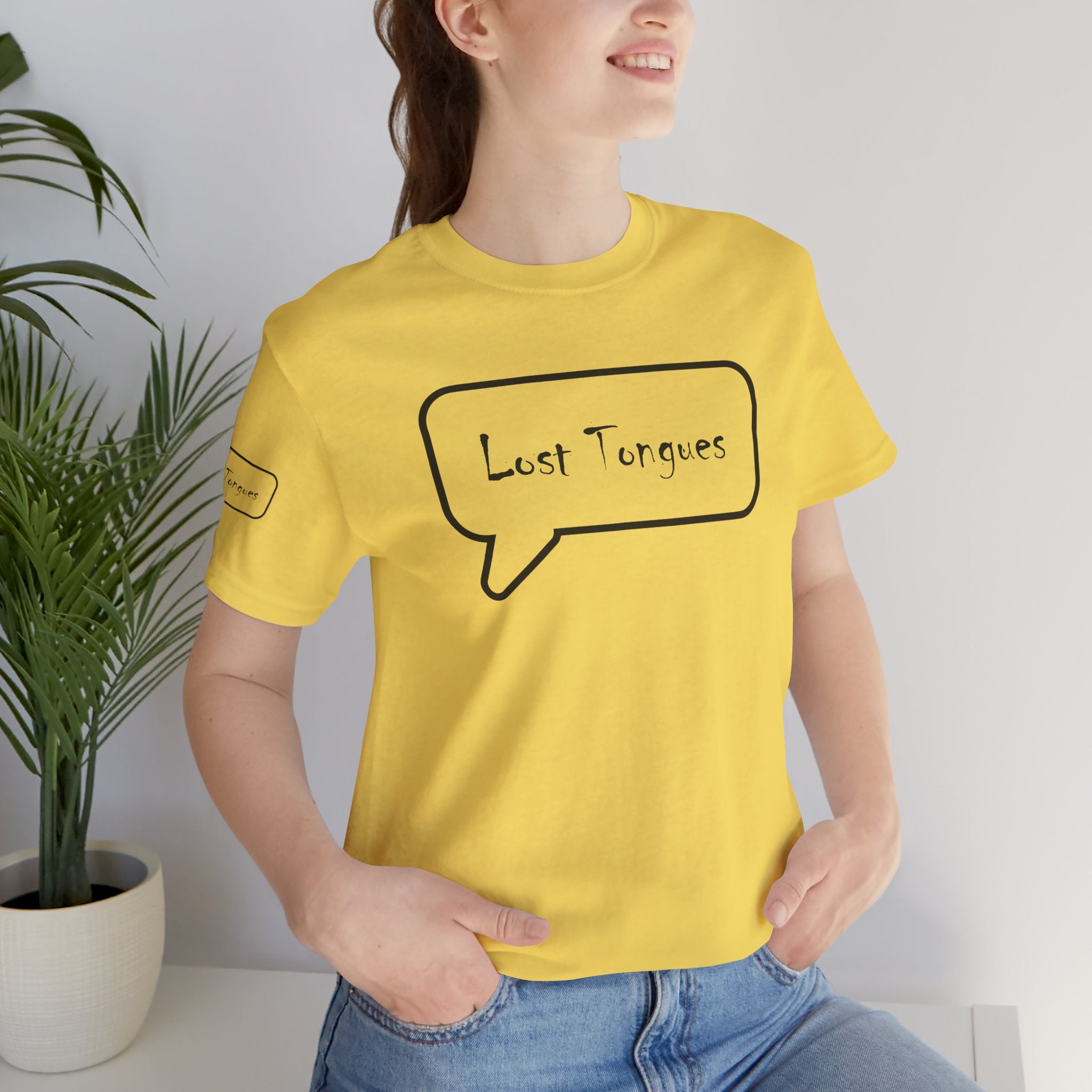 Lost Tongues Unisex Jersey Short Sleeve Tee