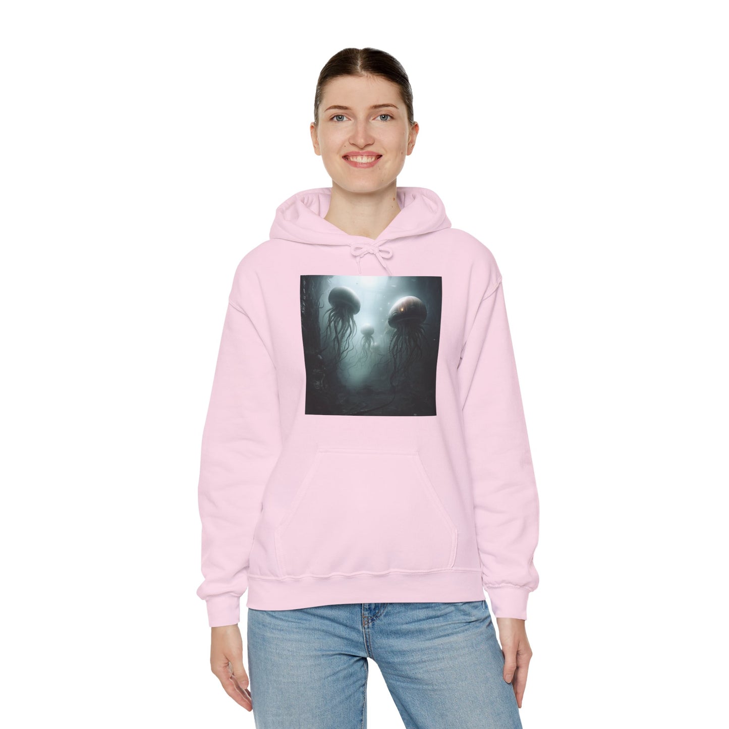 Alien Jellyfish Unisex Heavy Blend Hooded Sweatshirt