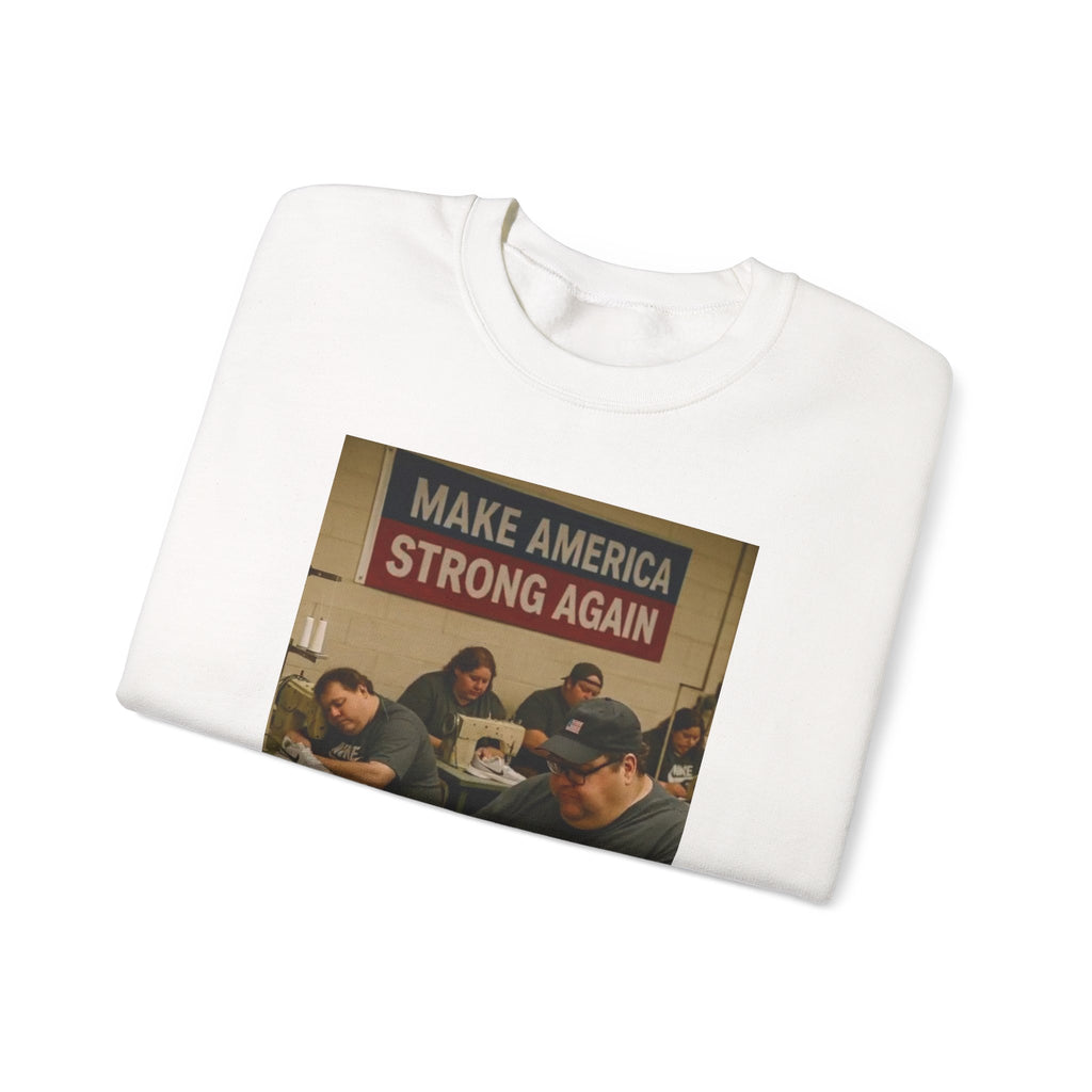 Unisex Heavy Blend Crewneck Sweatshirt - Make America Strong Again
