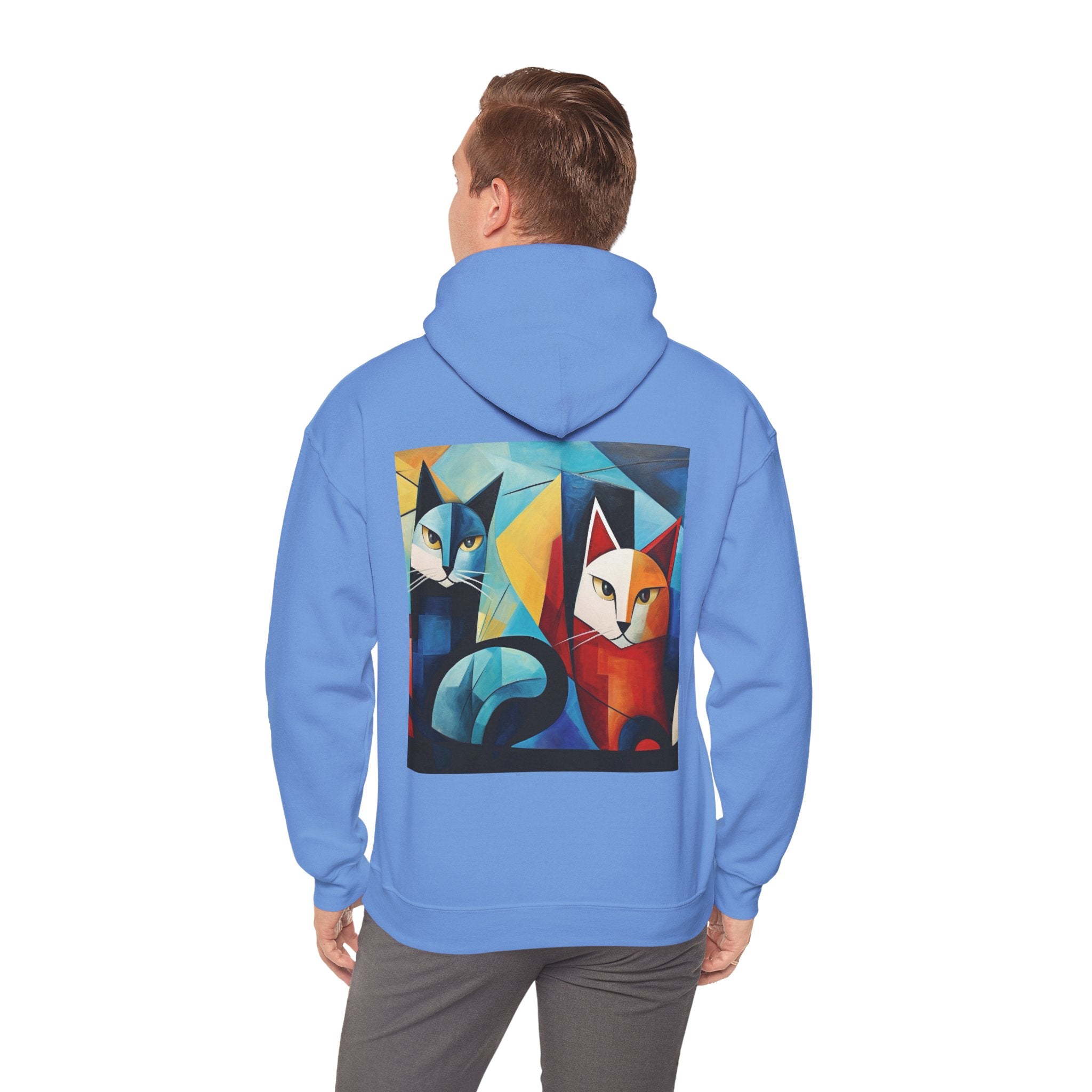 MeowMeow Back Unisex Heavy Blend Hooded Sweatshirt