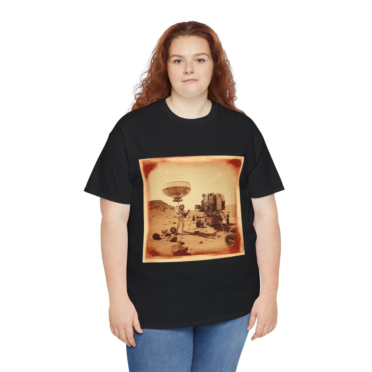 Martian Polaroid Unisex Heavy Cotton Tee