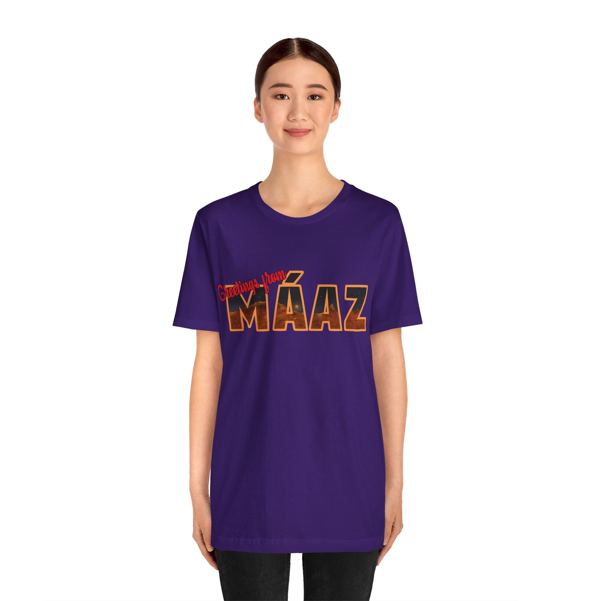 Greetings from Máaz Unisex Jersey Short Sleeve Tee