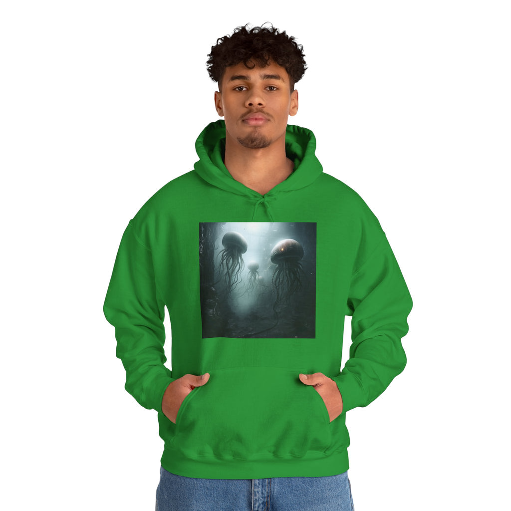 Alien Jellyfish Unisex Heavy Blend Hooded Sweatshirt