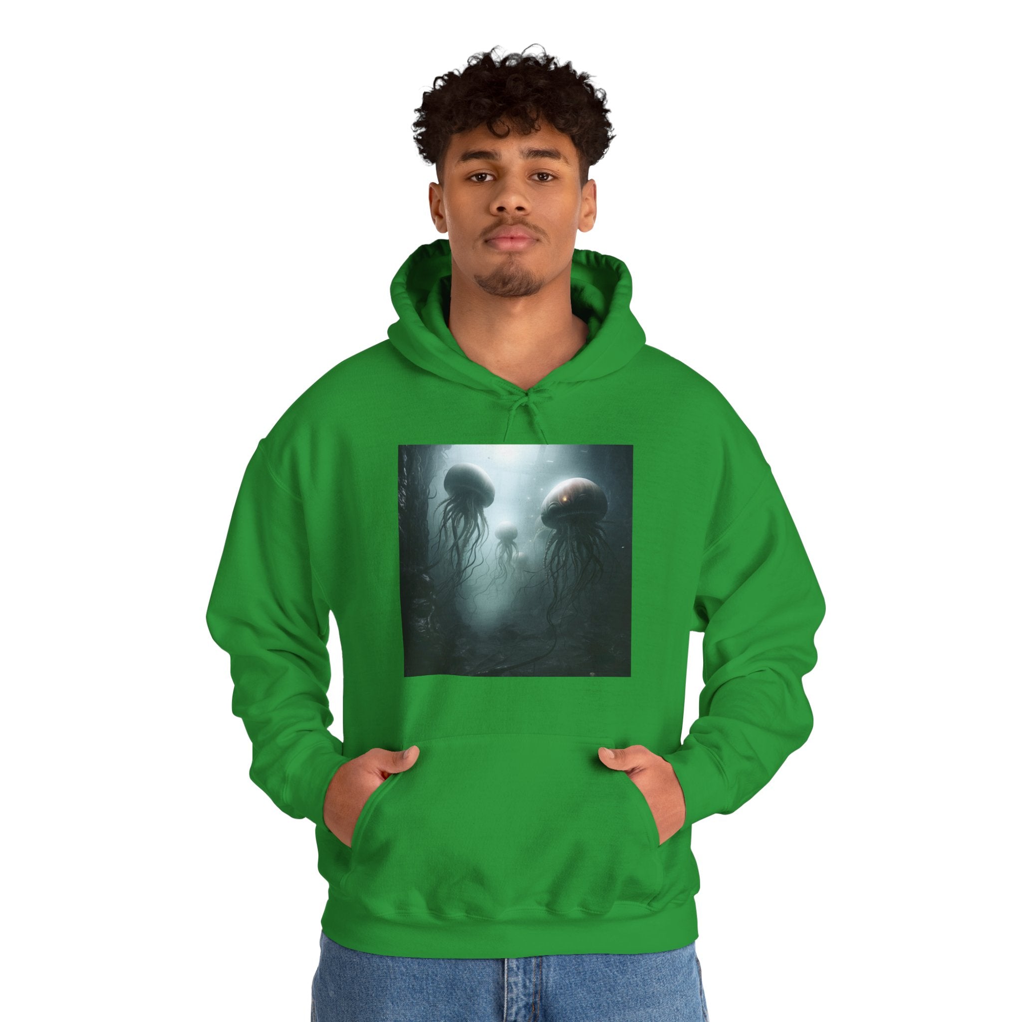 Alien Jellyfish Unisex Heavy Blend Hooded Sweatshirt