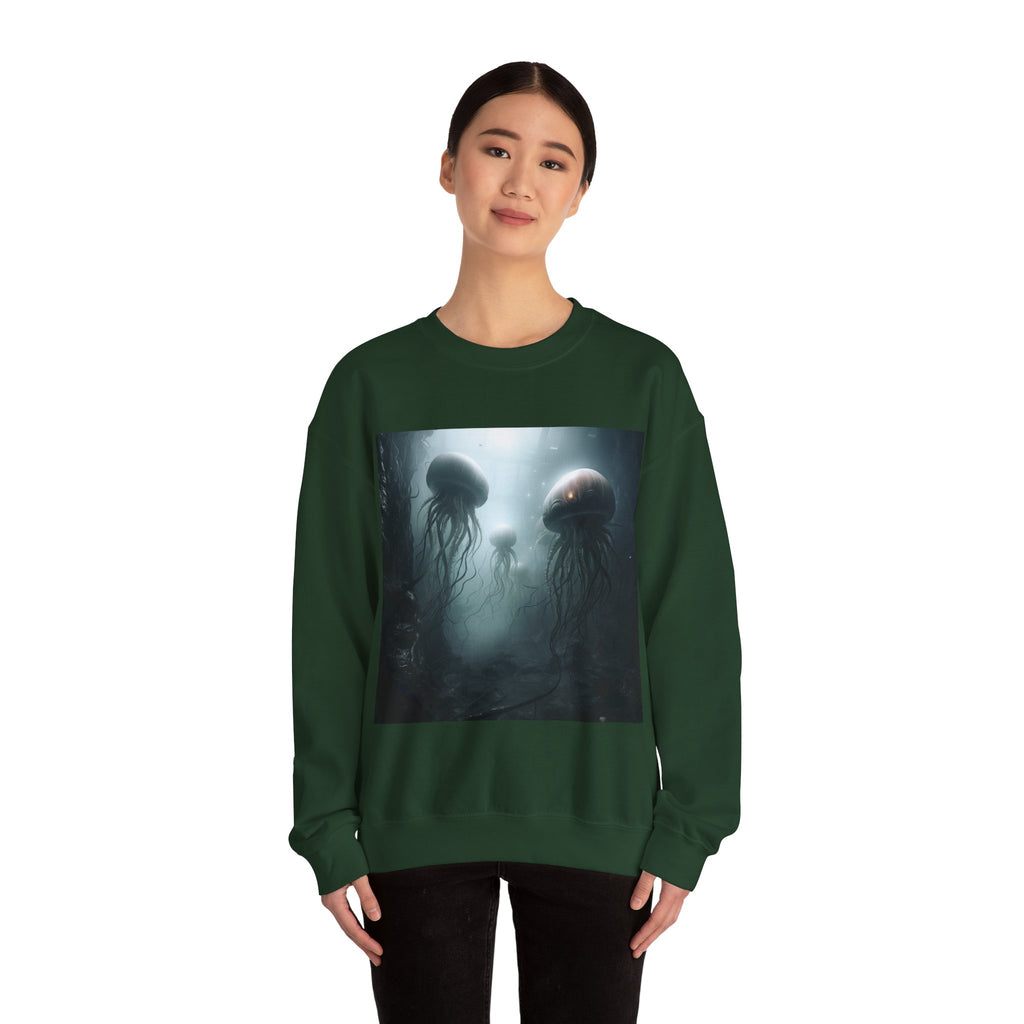 Alien Jellyfish Unisex Heavy Blend Crewneck Sweatshirt