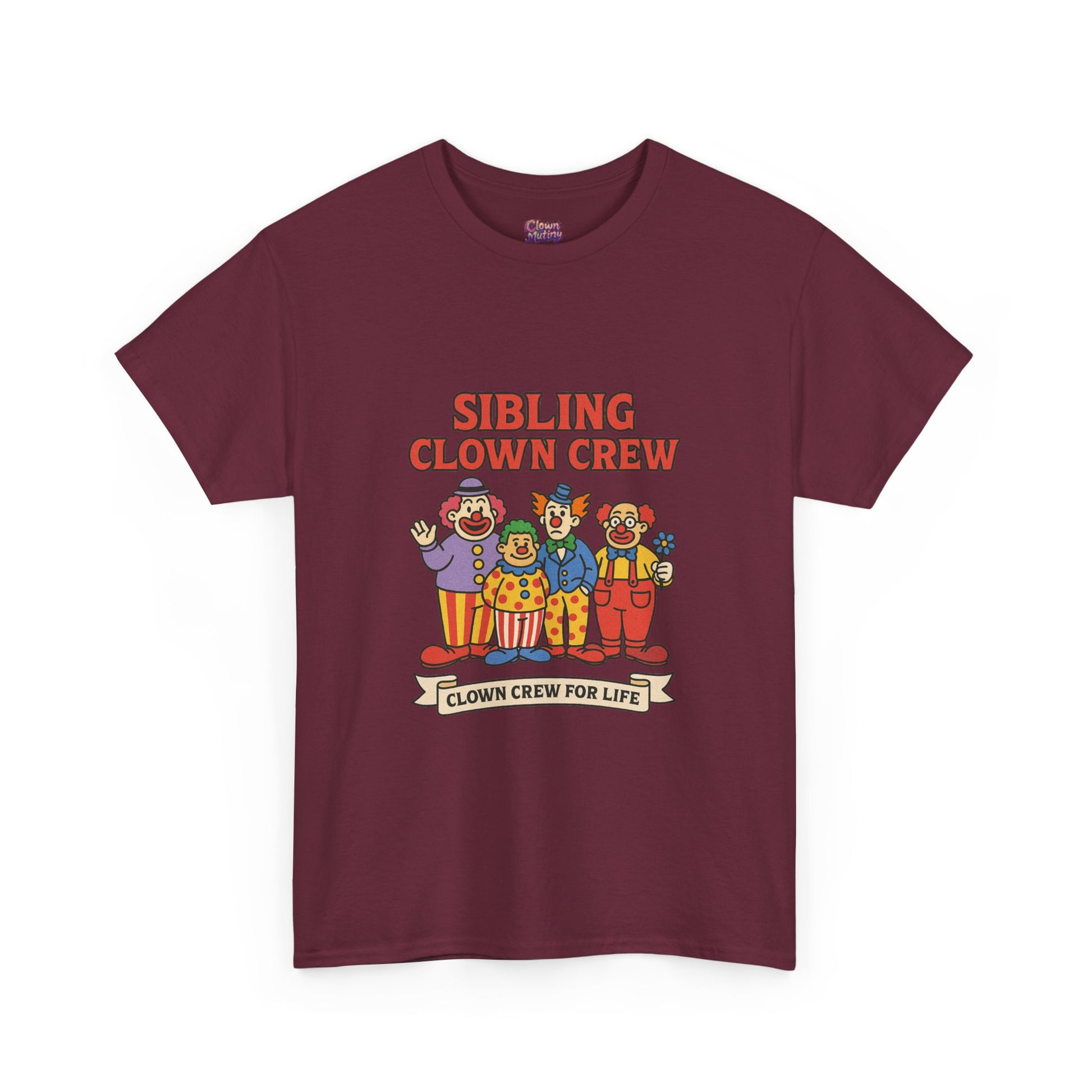 Clown Siblings Unisex Heavy Cotton Tee