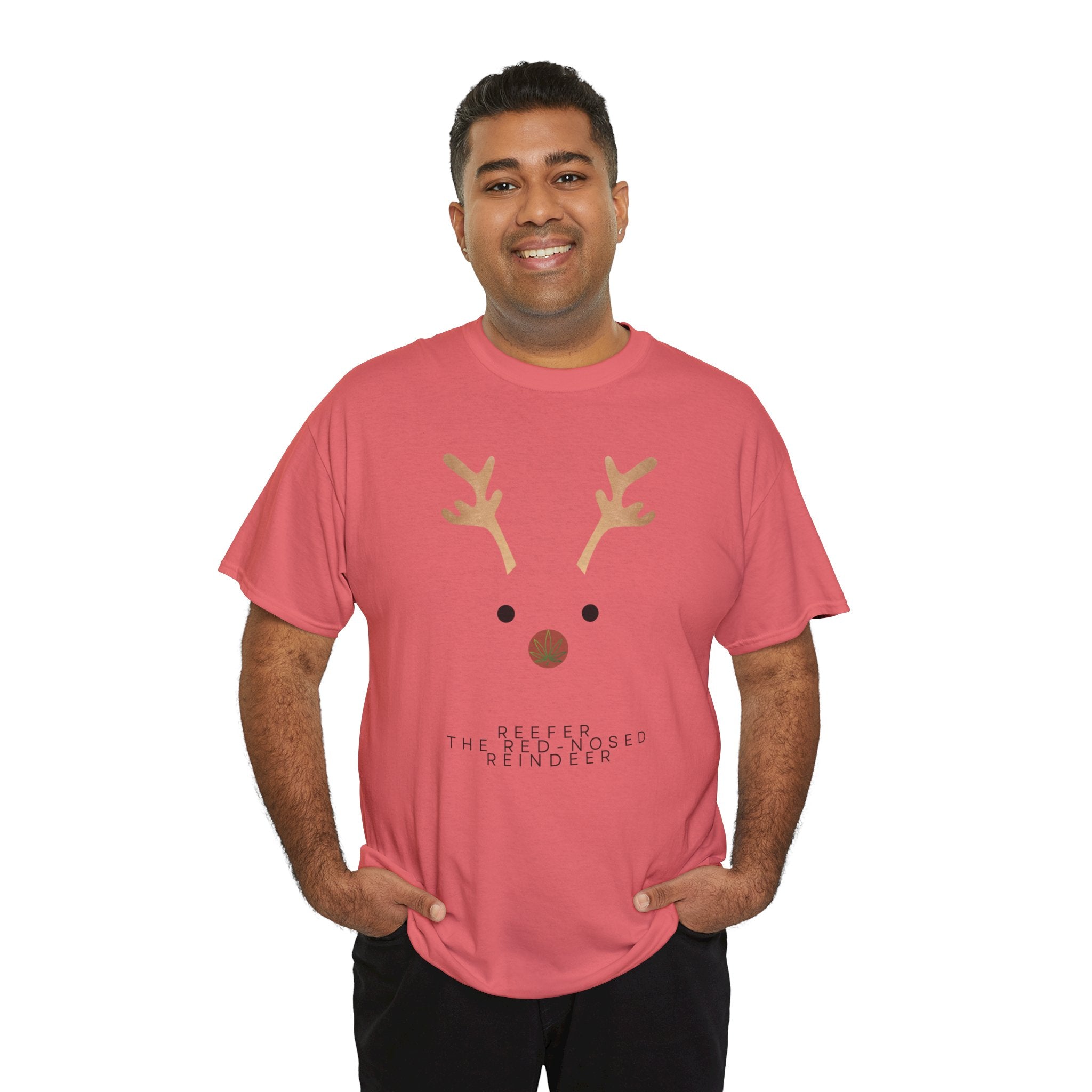 Reindeer Unisex Heavy Cotton Tee