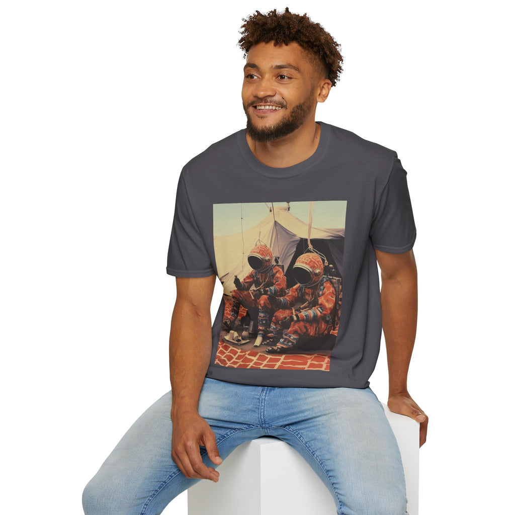 Martian African Print Unisex Softstyle T-Shirt