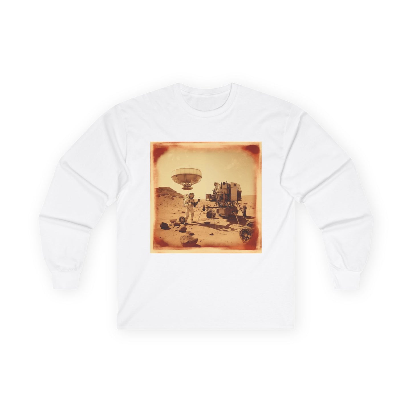 Martian Polaroid Unisex Ultra Cotton Long Sleeve Tee