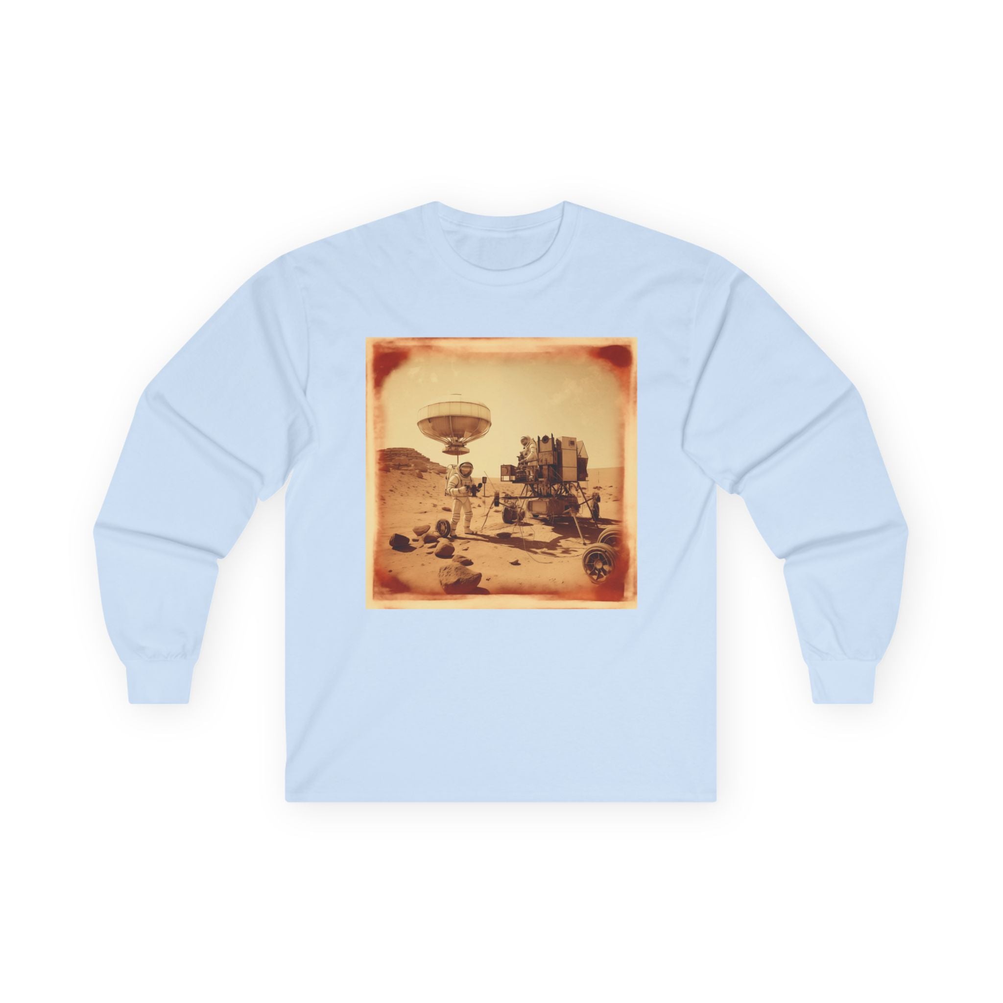 Martian Polaroid Unisex Ultra Cotton Long Sleeve Tee