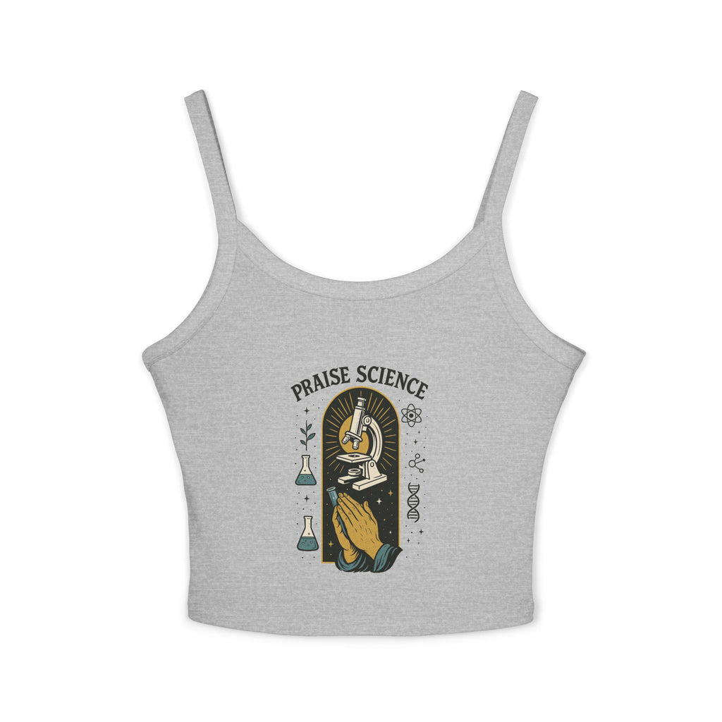 Praise Science Women's Spaghetti Strap Tank Top – Trendy Science Inspired Apparel