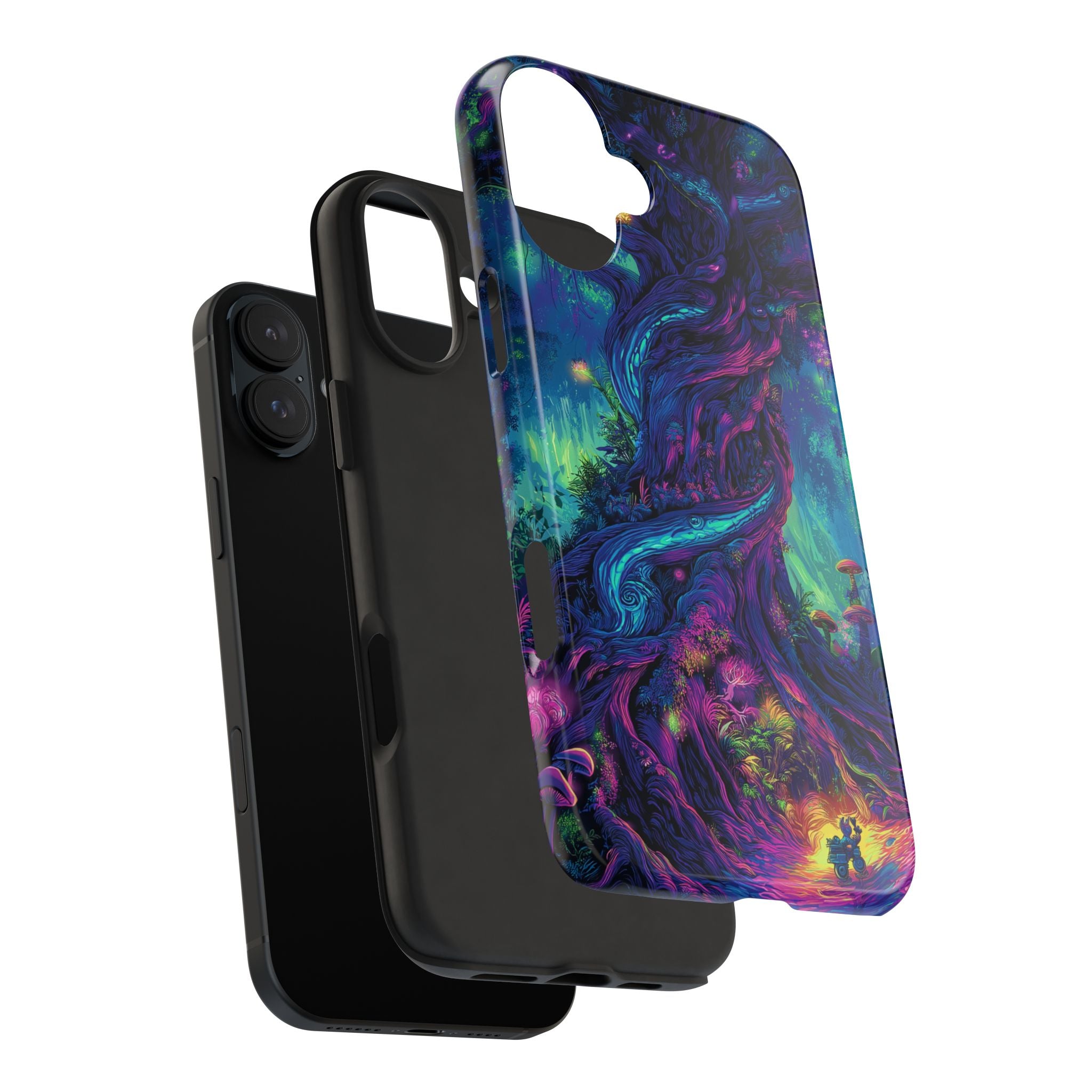 Psychedelic Tree Tough Phone Cases