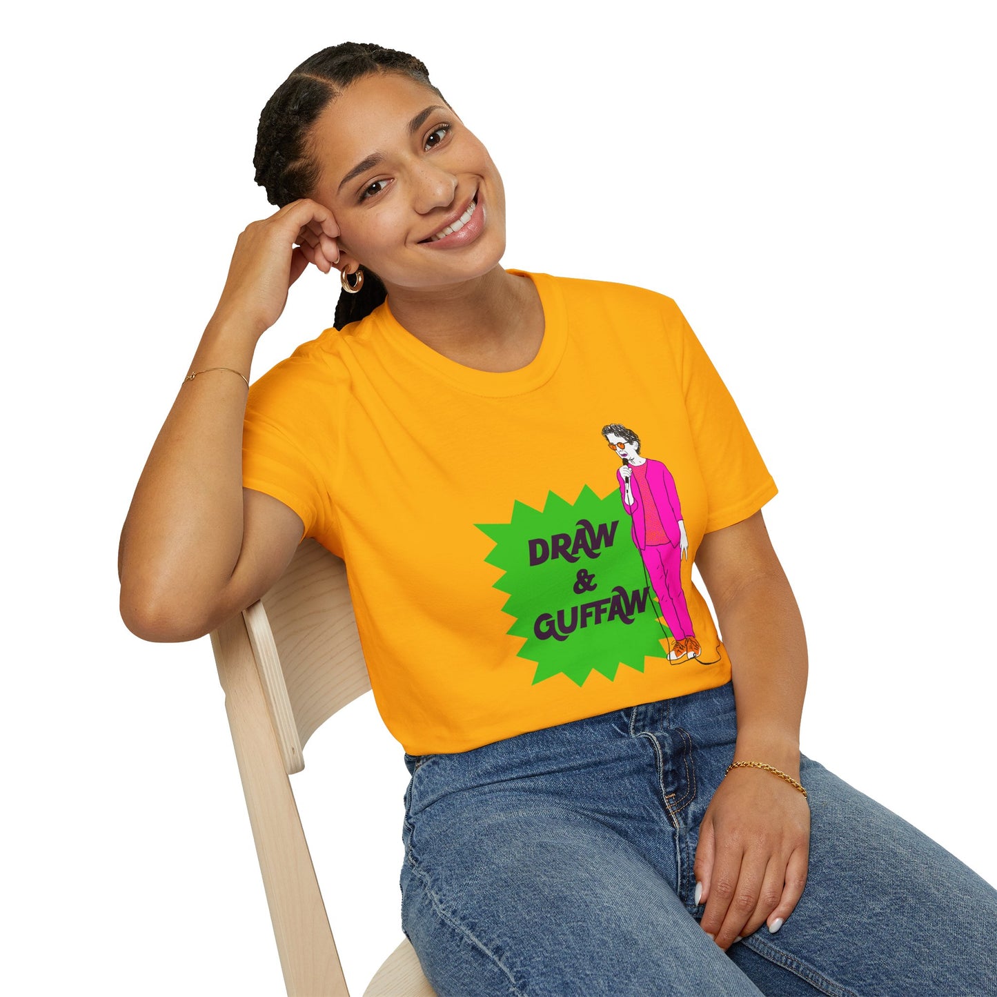 Draw and Guffaw Unisex Softstyle T-Shirt