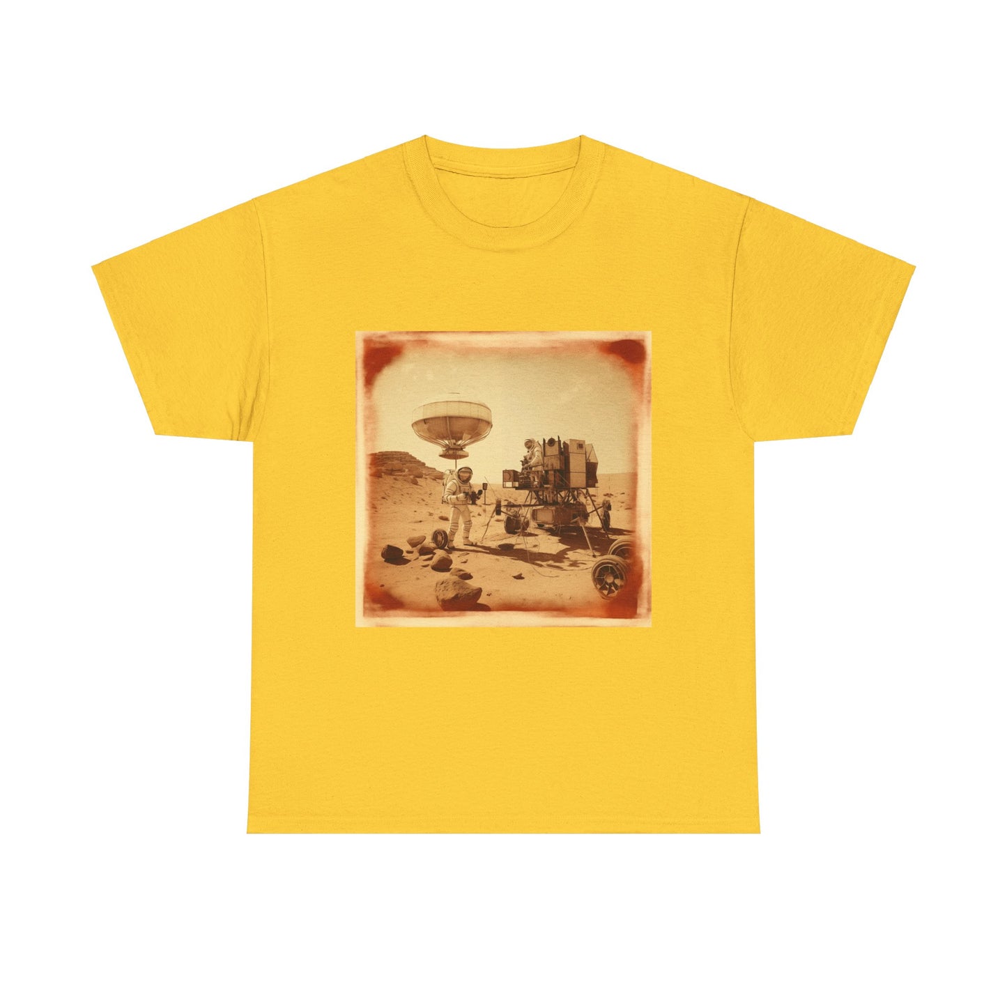 Martian Polaroid Unisex Heavy Cotton Tee