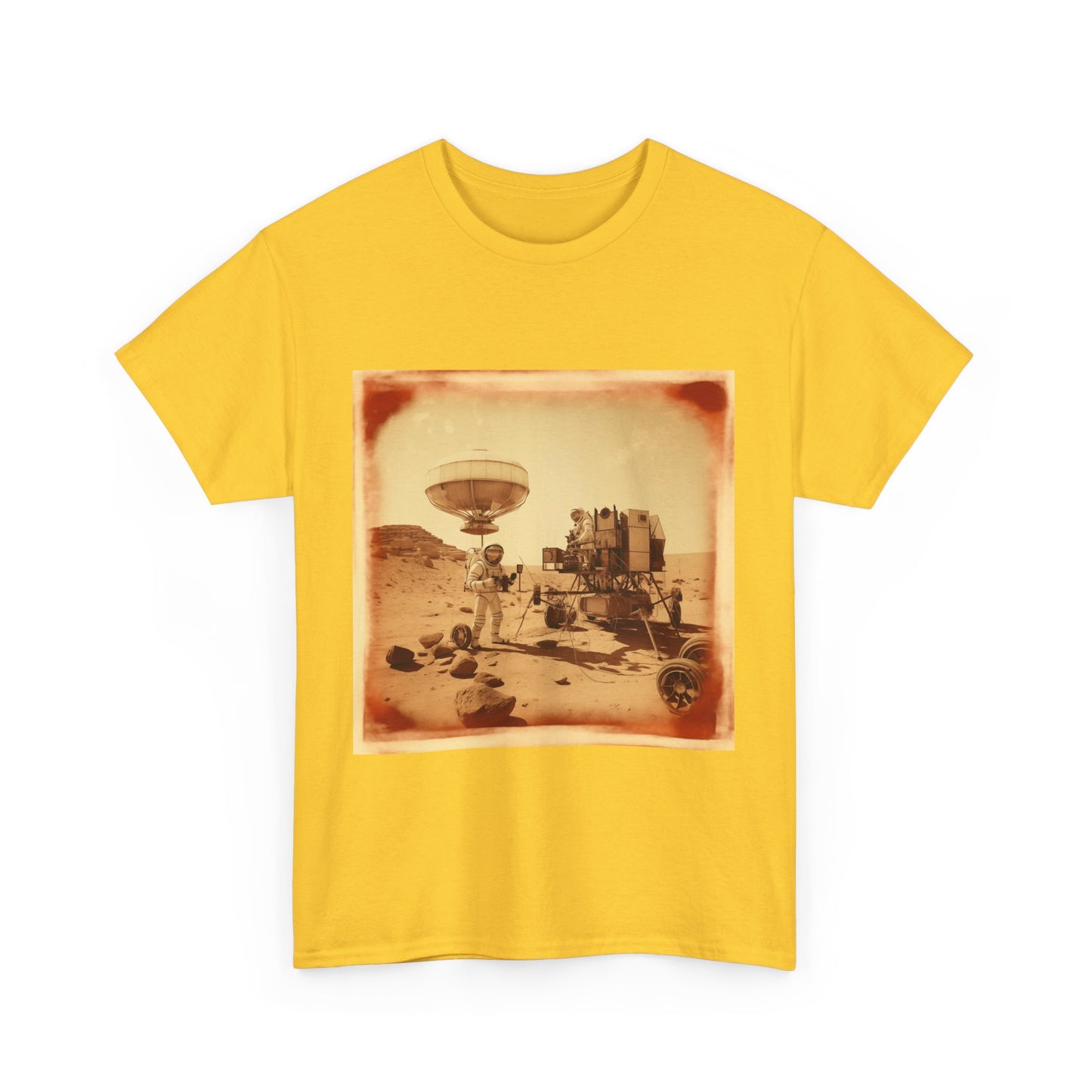 Martian Polaroid Unisex Heavy Cotton Tee