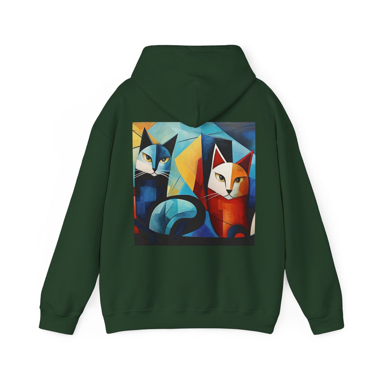 MeowMeow Back Unisex Heavy Blend Hooded Sweatshirt