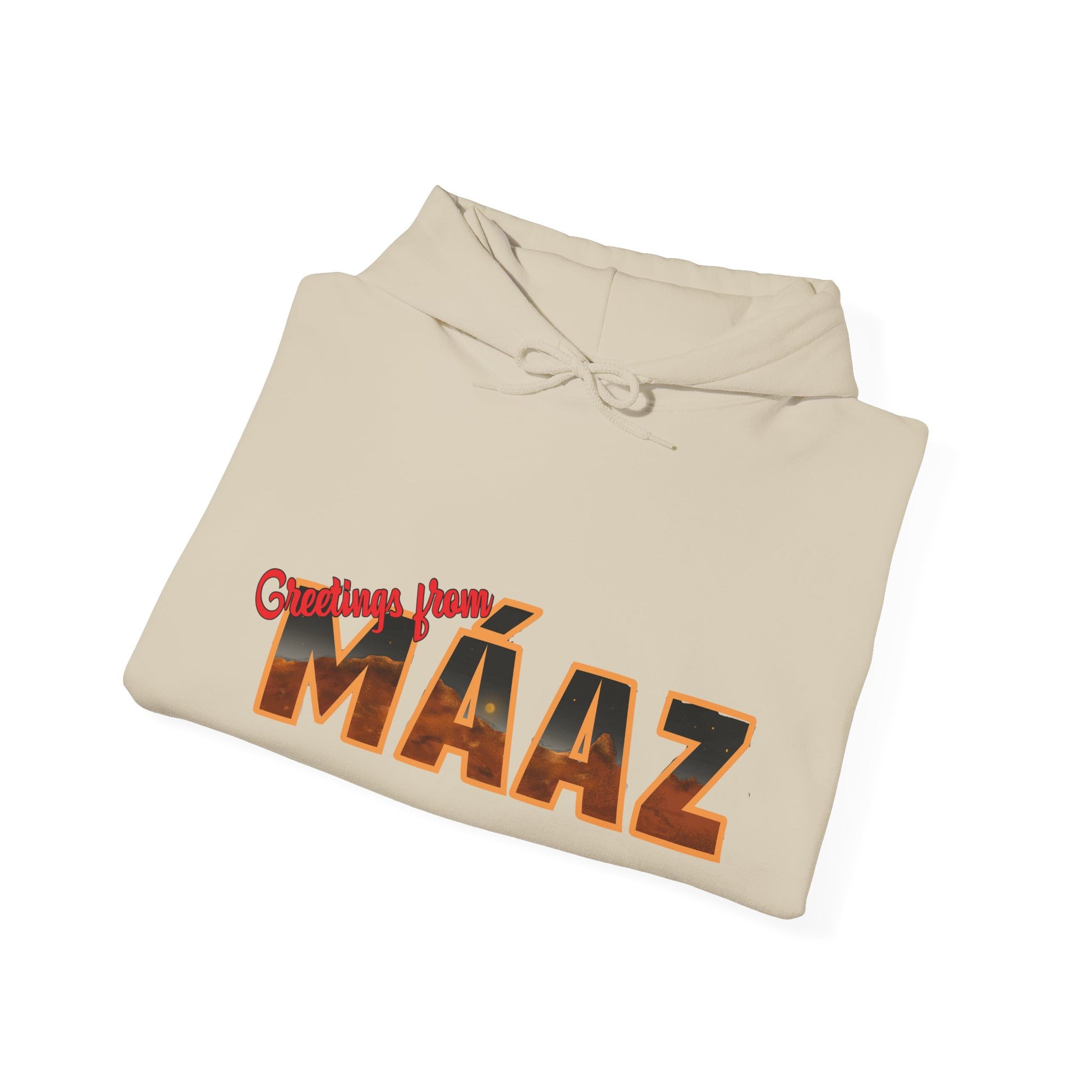 Greetings from Máaz Martians Unisex Heavy Blend Hooded Sweatshirt