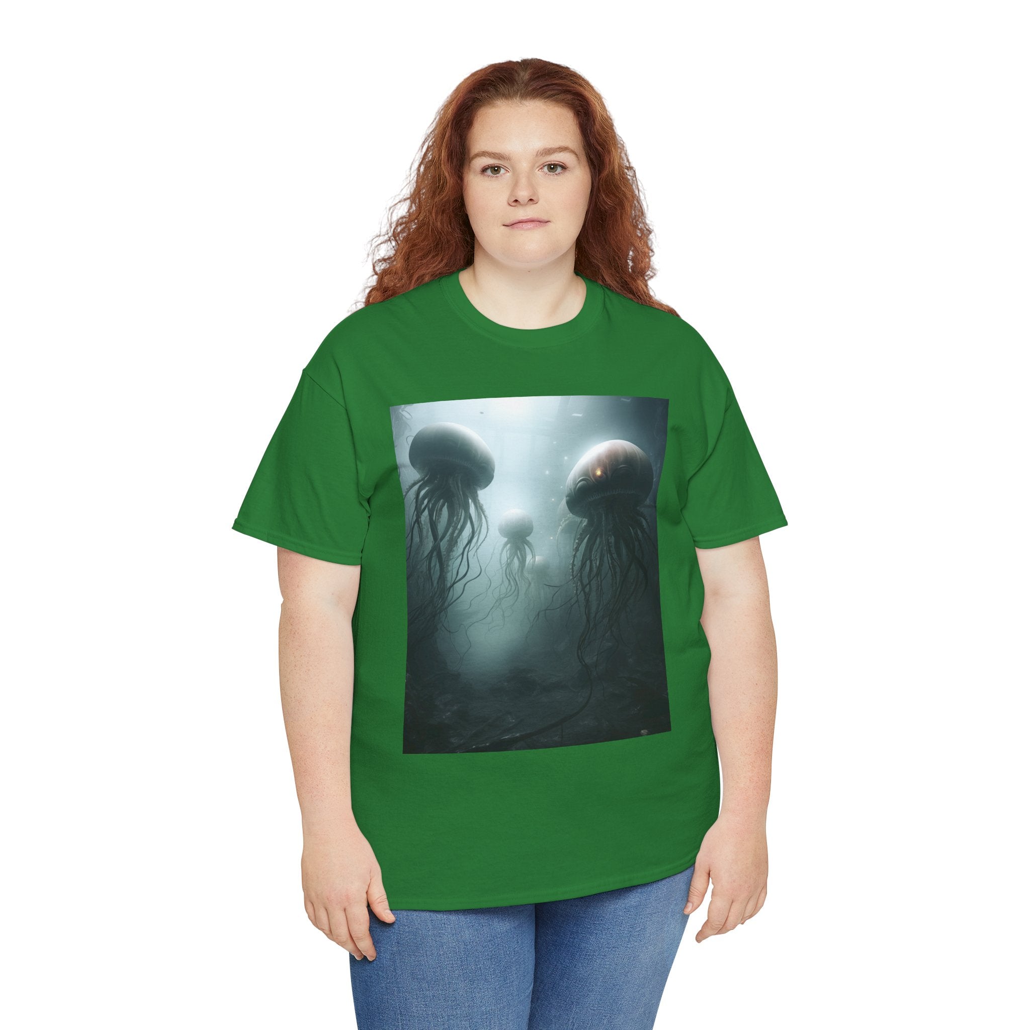 Alien Jellyfish Unisex Heavy Cotton Tee