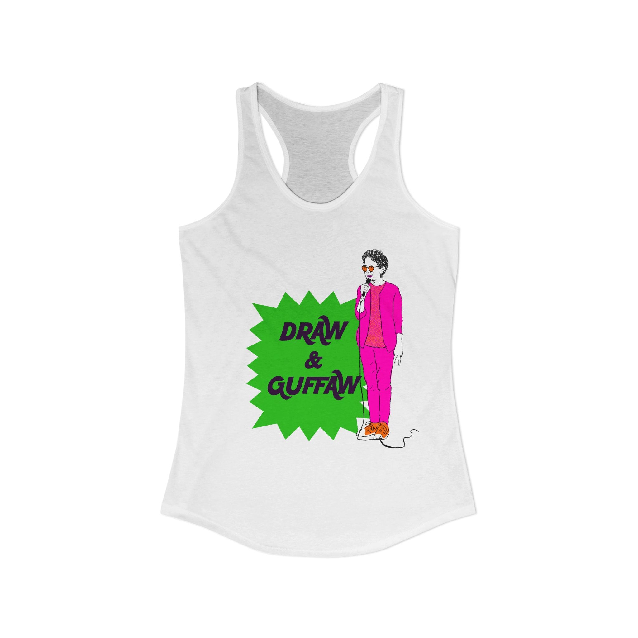 Draw and Guffaw Women's Ideal Racerback Tank