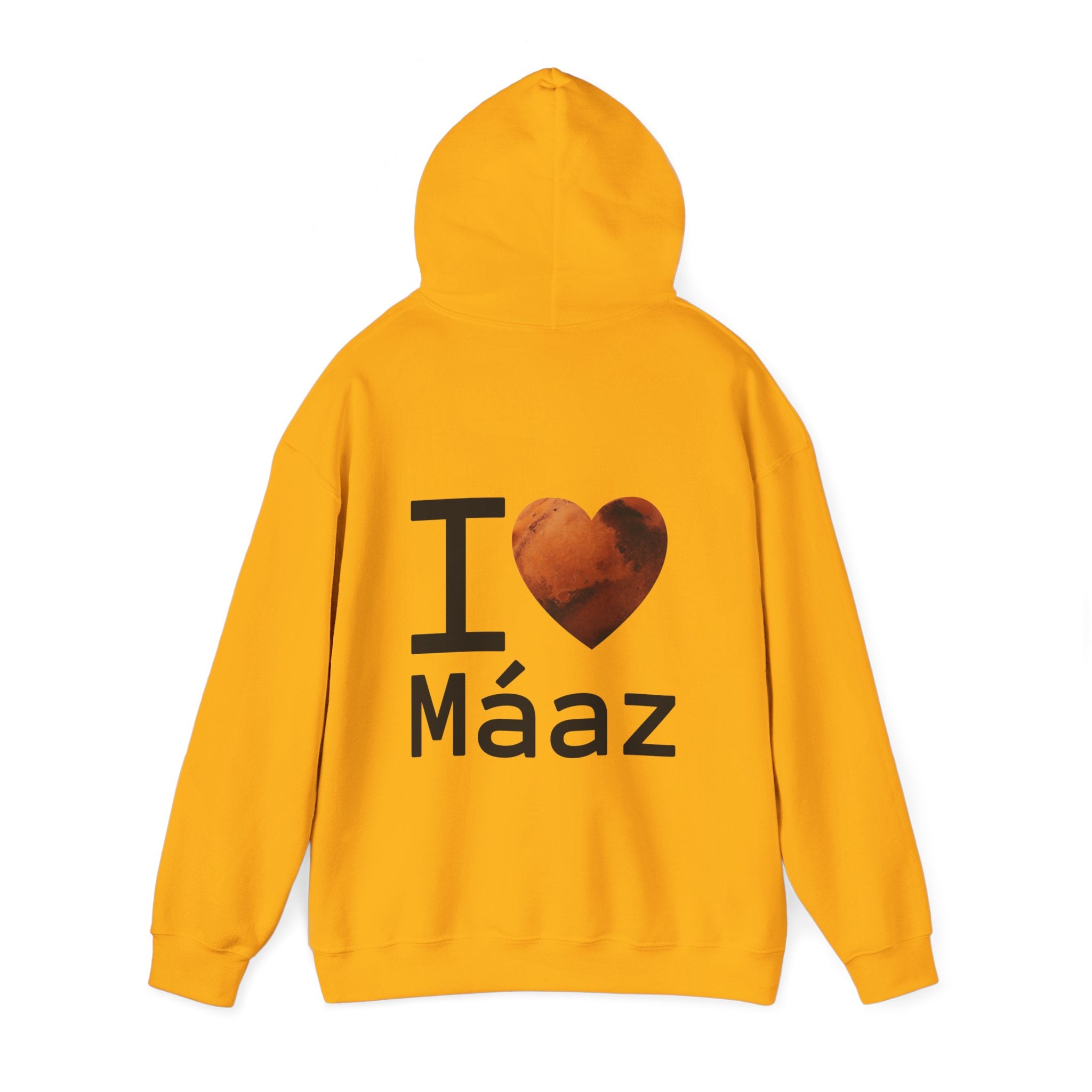 I Love Mars Unisex Heavy Blend Hooded Sweatshirt