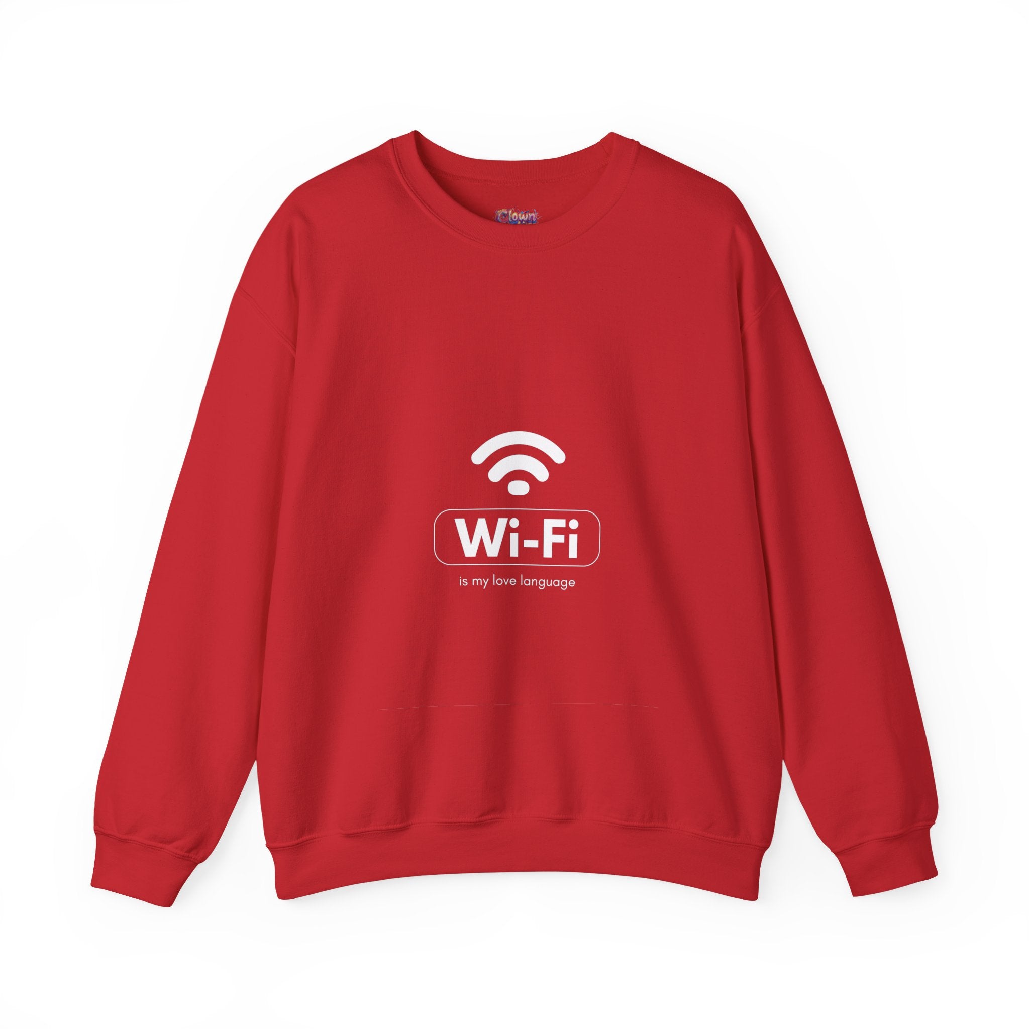 Wi-Fi Love Language Sweatshirt - Unisex Heavy Blend Crewneck