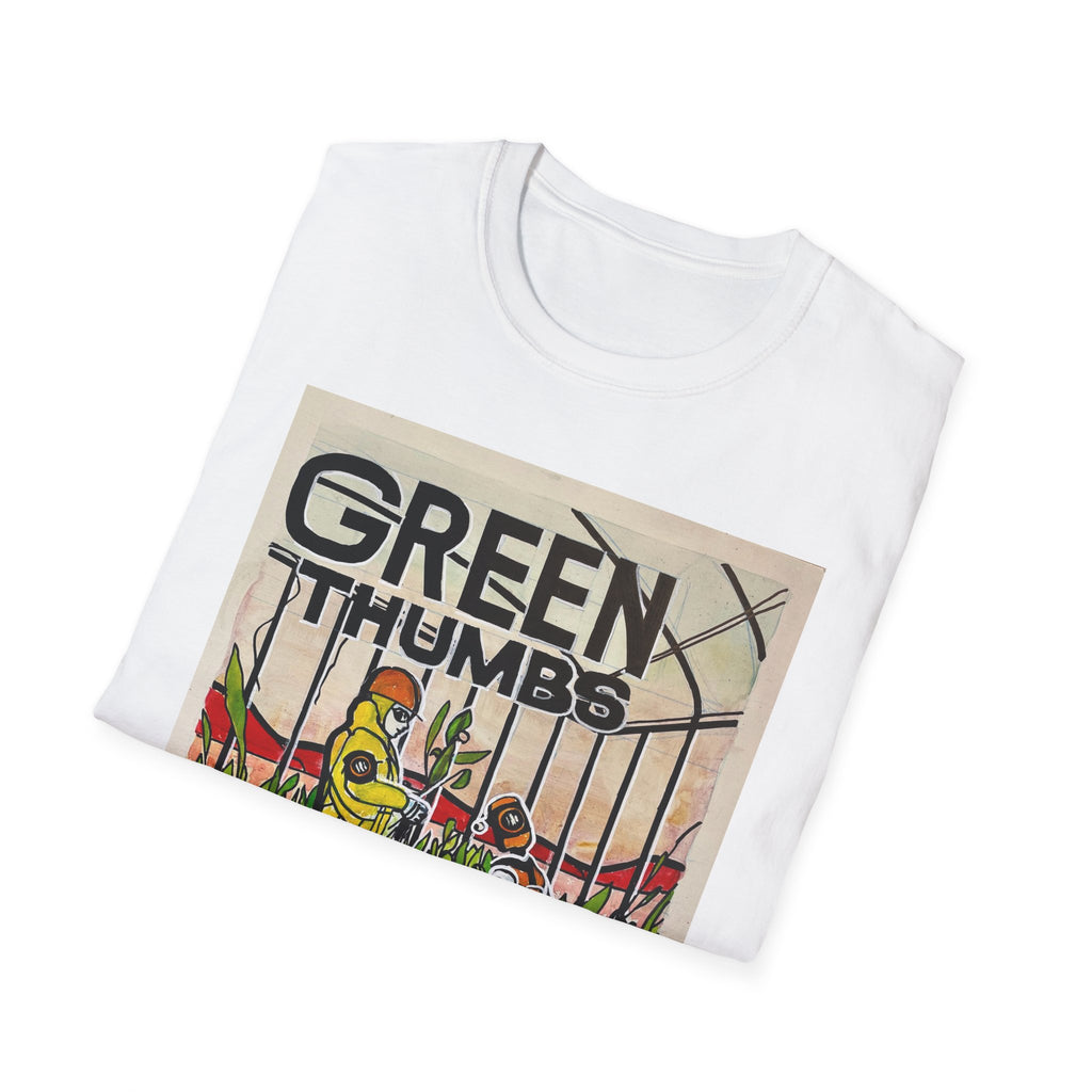 Martian Green Thumbs Unisex Softstyle T-Shirt
