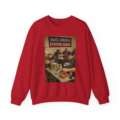 Unisex Heavy Blend Crewneck Sweatshirt - Make America Strong Again