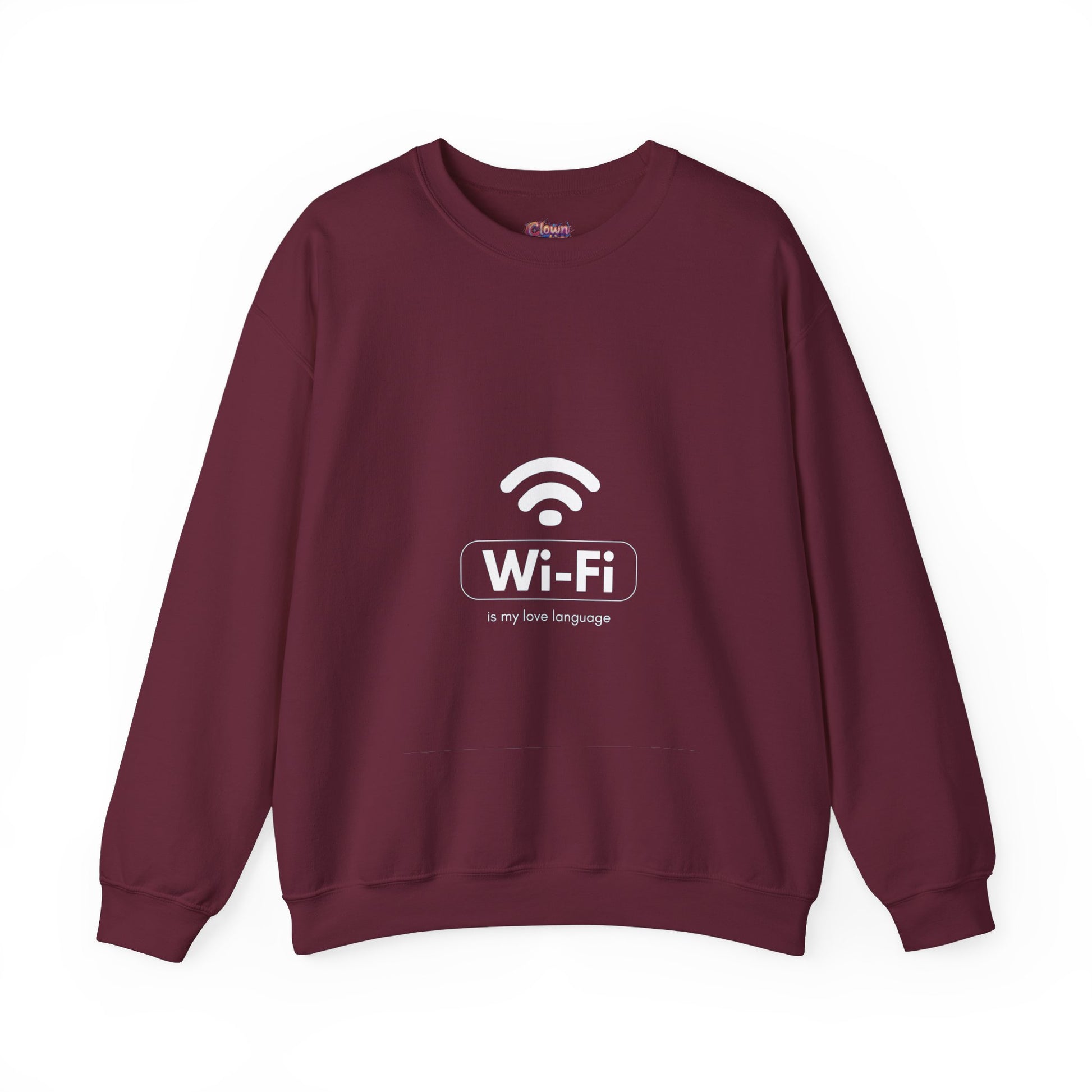 Wi-Fi Love Language Sweatshirt - Unisex Heavy Blend Crewneck