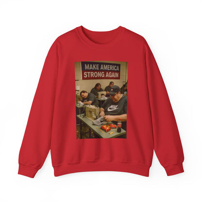 Unisex Heavy Blend Crewneck Sweatshirt - Make America Strong Again