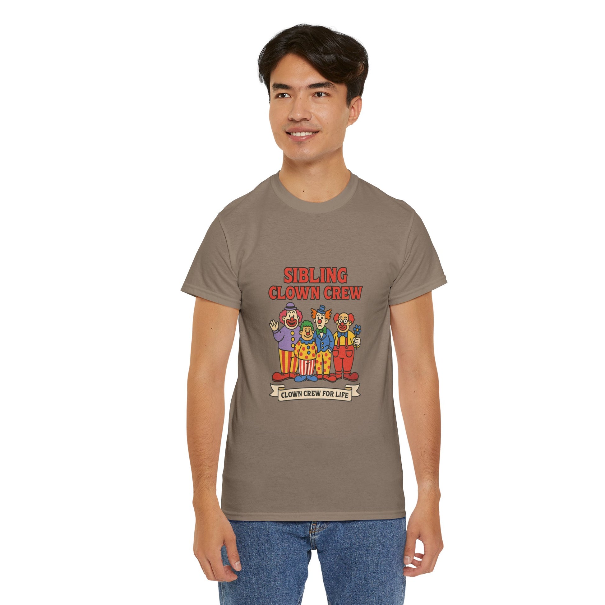 Clown Siblings Unisex Heavy Cotton Tee