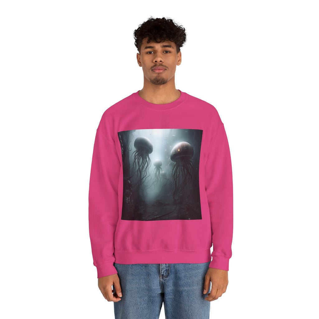 Alien Jellyfish Unisex Heavy Blend Crewneck Sweatshirt