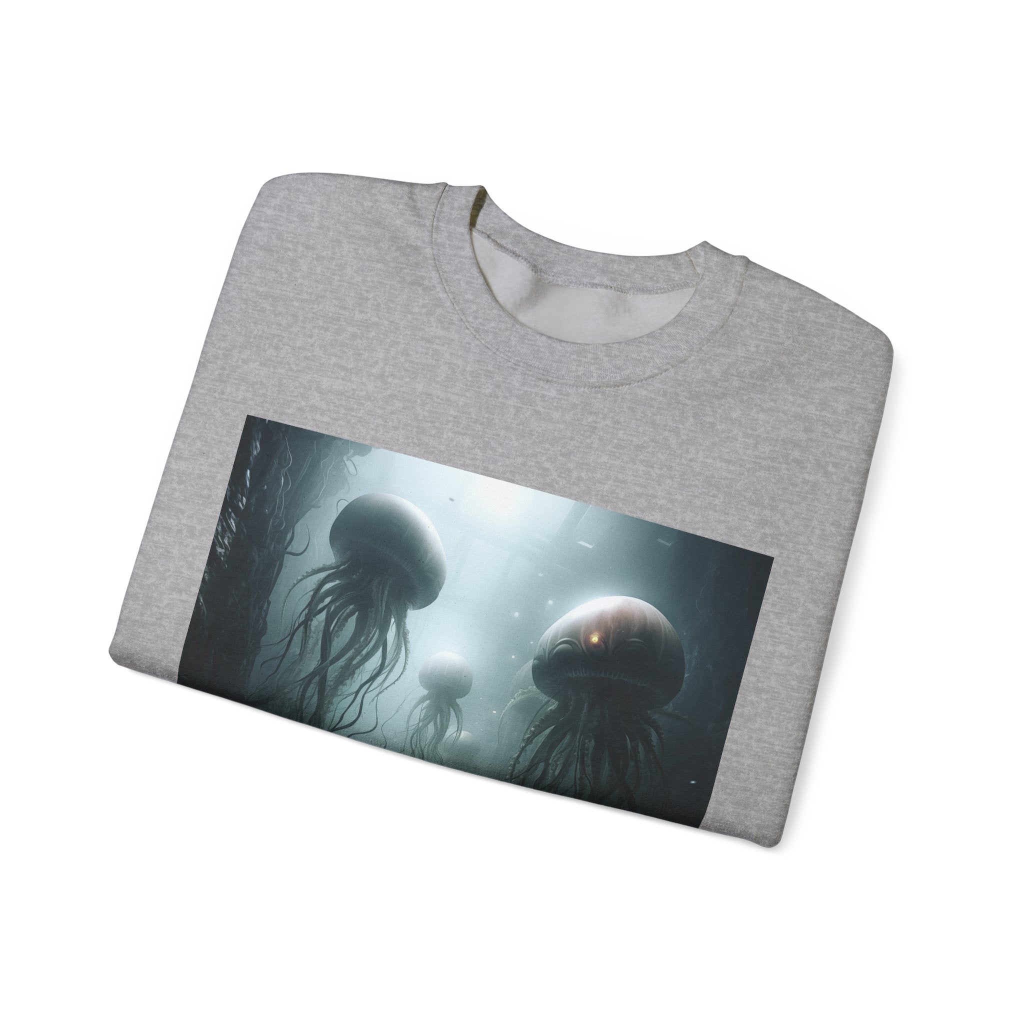 Alien Jellyfish Unisex Heavy Blend Crewneck Sweatshirt