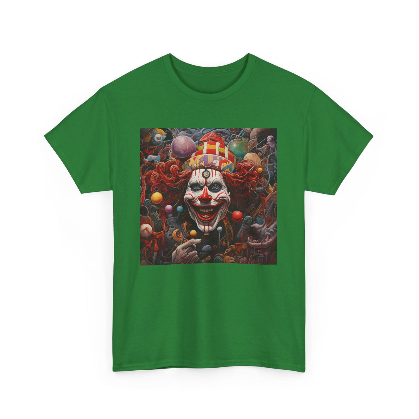 Clown Mutiny Face Unisex Heavy Cotton Tee