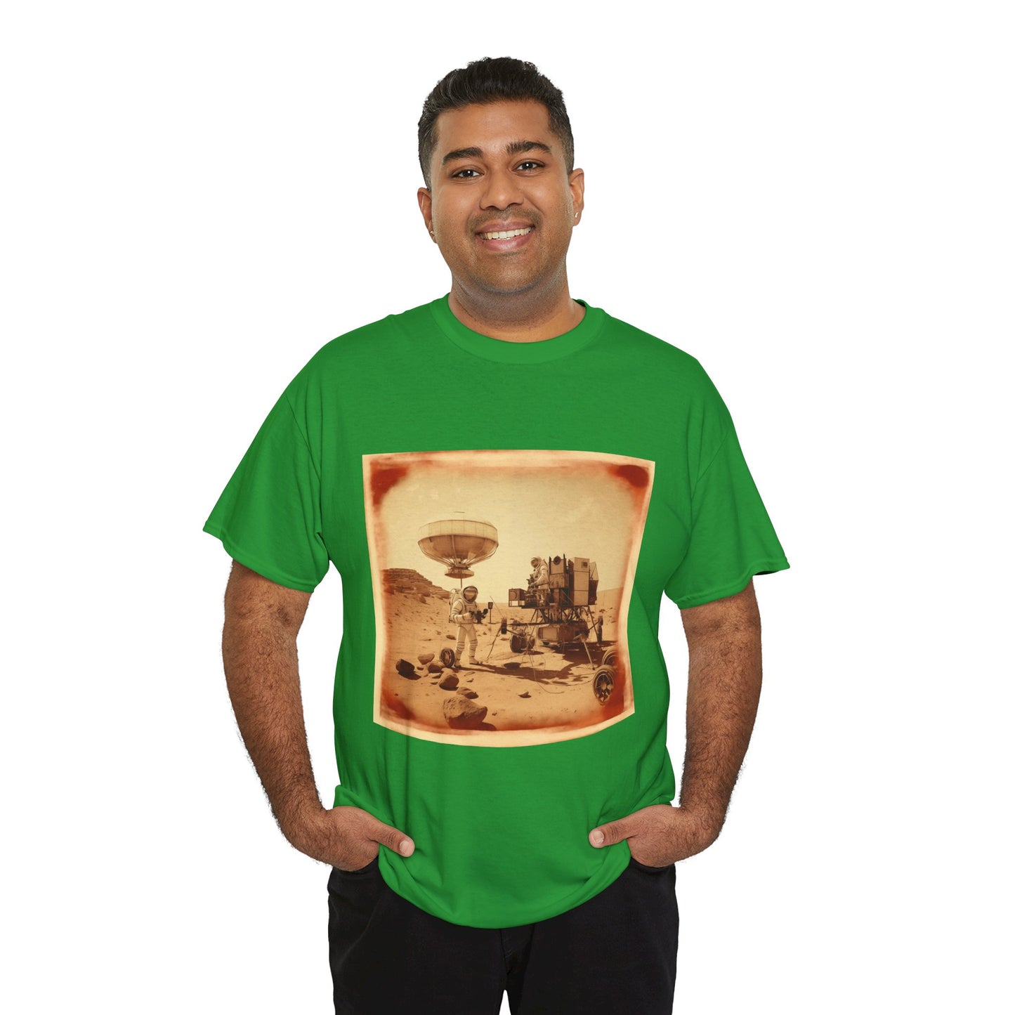 Martian Polaroid Unisex Heavy Cotton Tee