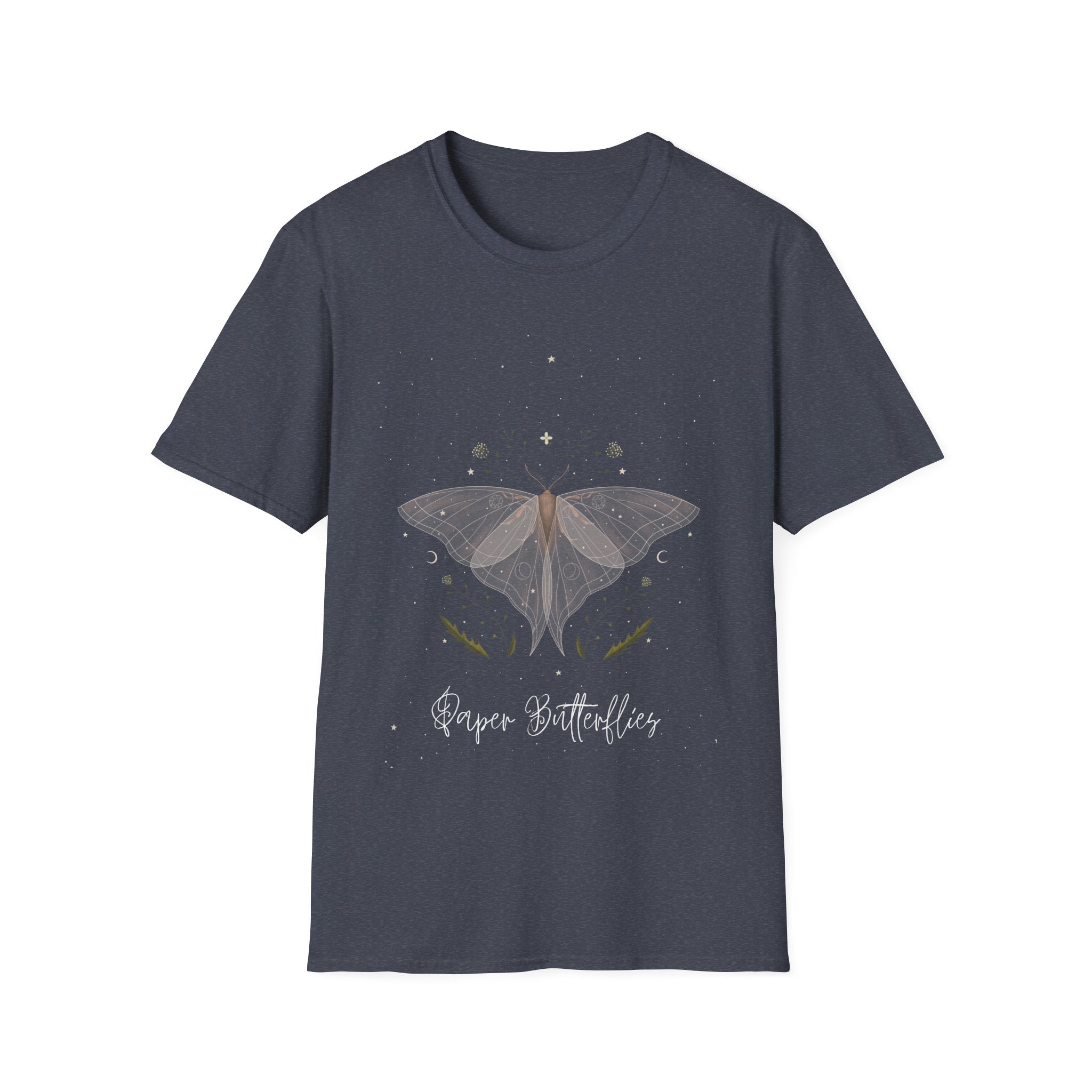 Paper Butterflies Fancy Unisex Softstyle T-Shirt