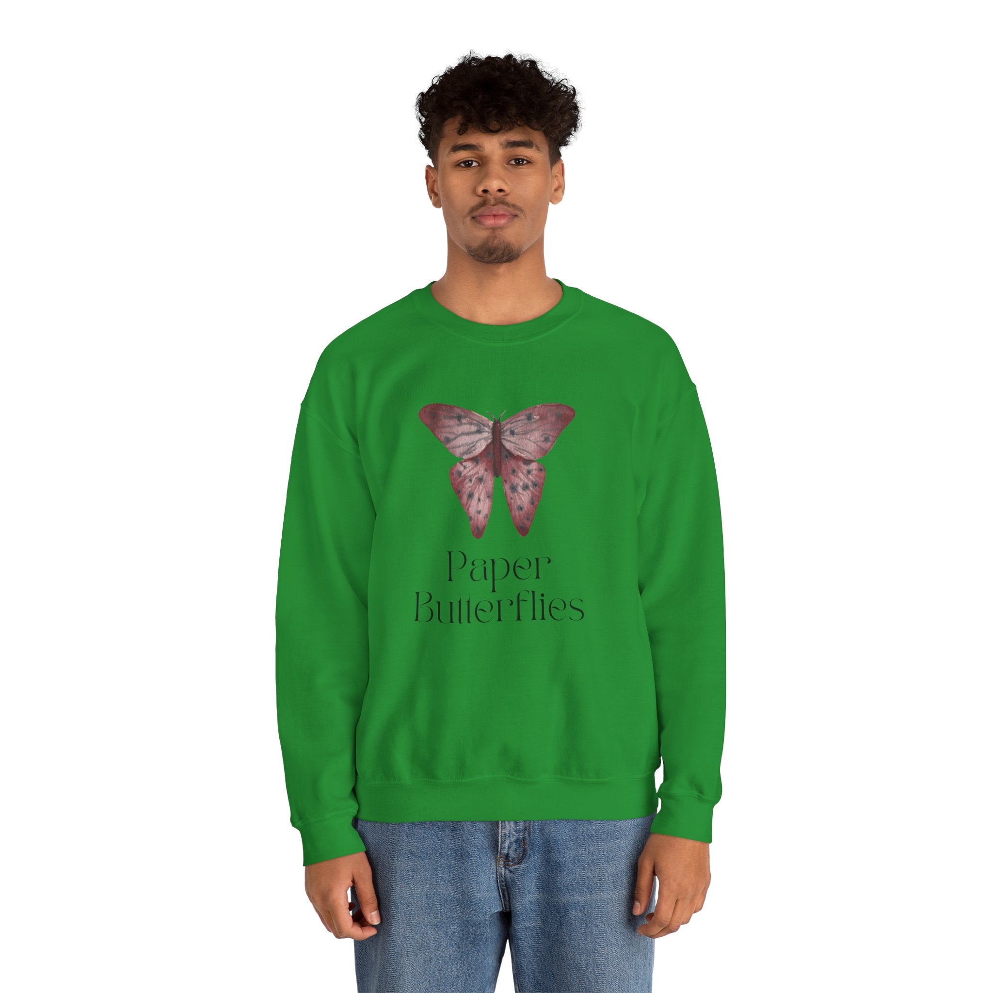 Paper Butterflies Unisex Heavy Blend Crewneck Sweatshirt