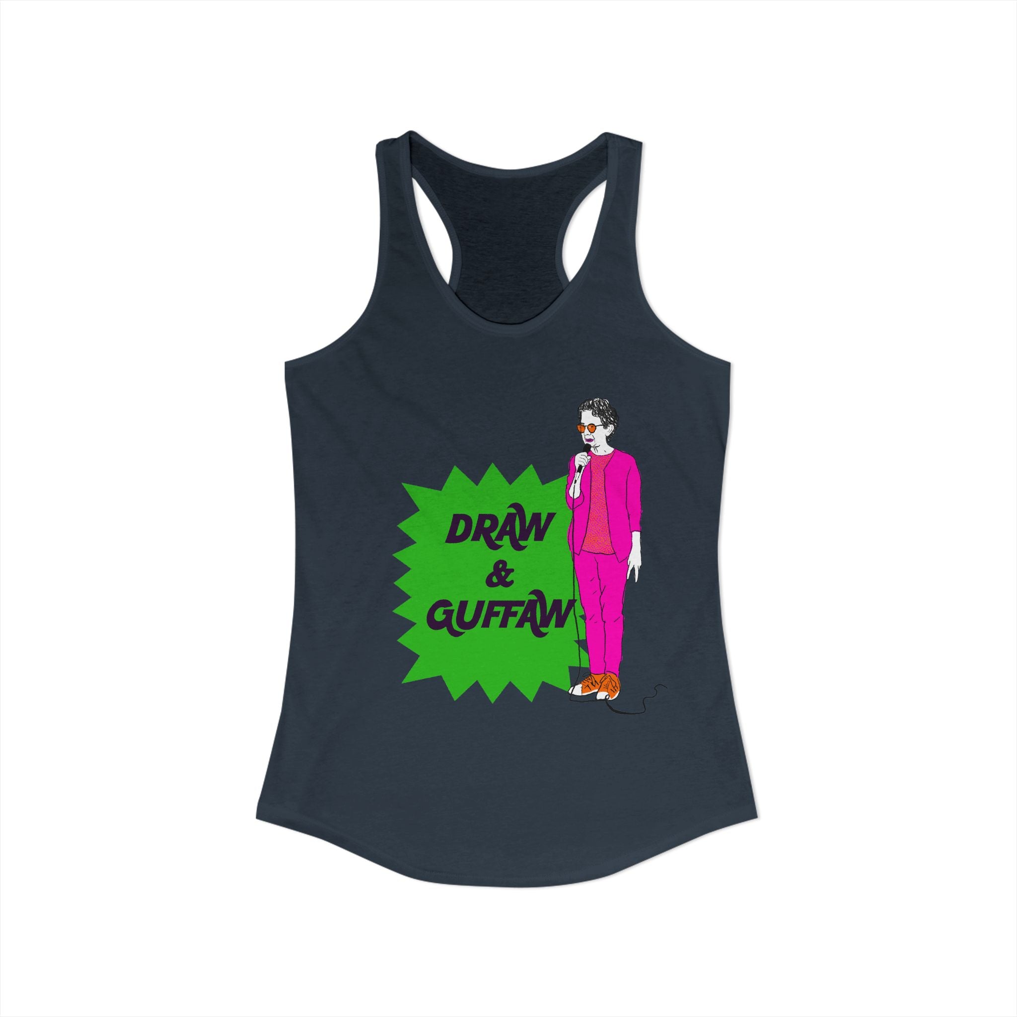 Draw and Guffaw Women's Ideal Racerback Tank