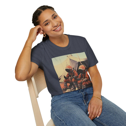 Martian African Print Unisex Softstyle T-Shirt