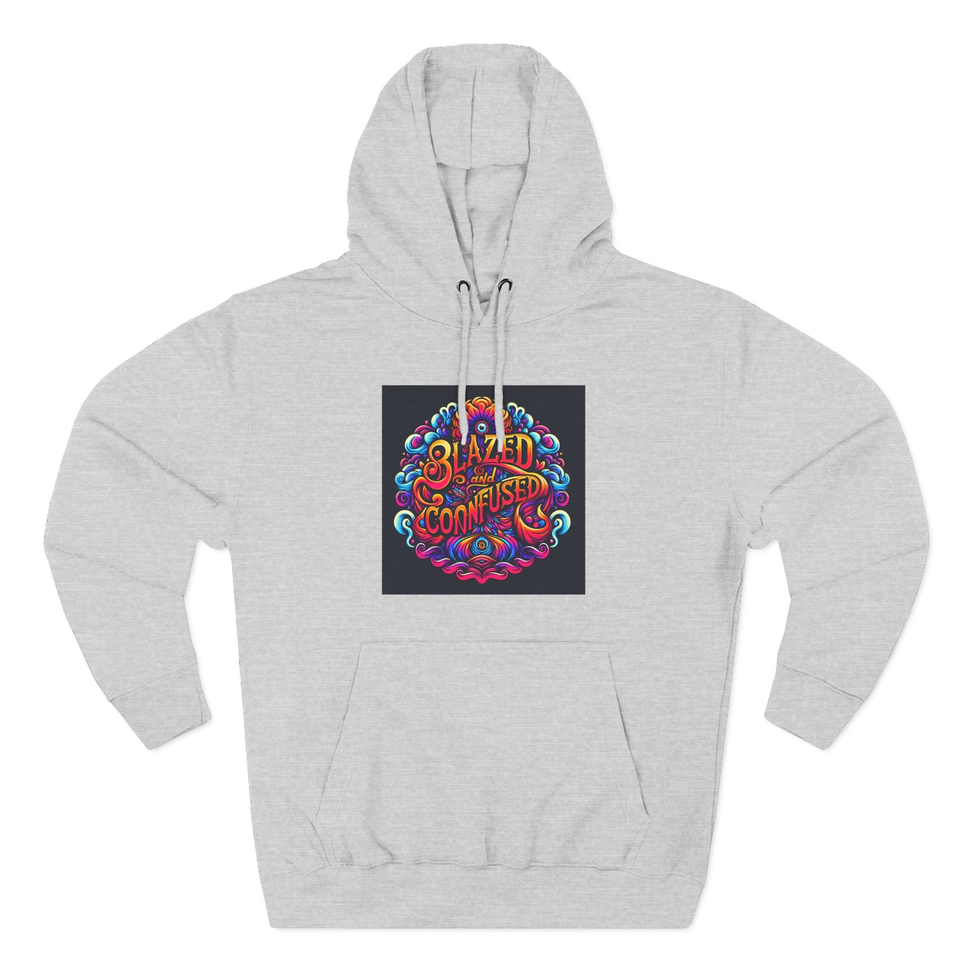 Blazed and Confused Three-Panel Fleece Hoodie