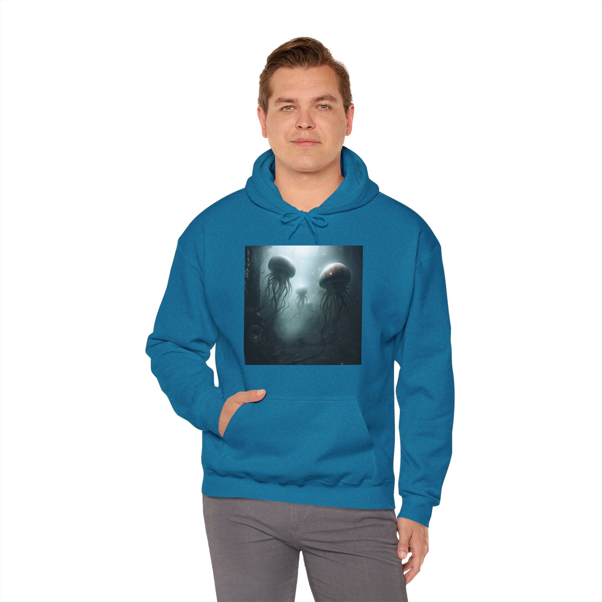 Alien Jellyfish Unisex Heavy Blend Hooded Sweatshirt