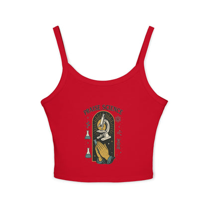 Praise Science Women's Spaghetti Strap Tank Top – Trendy Science Inspired Apparel