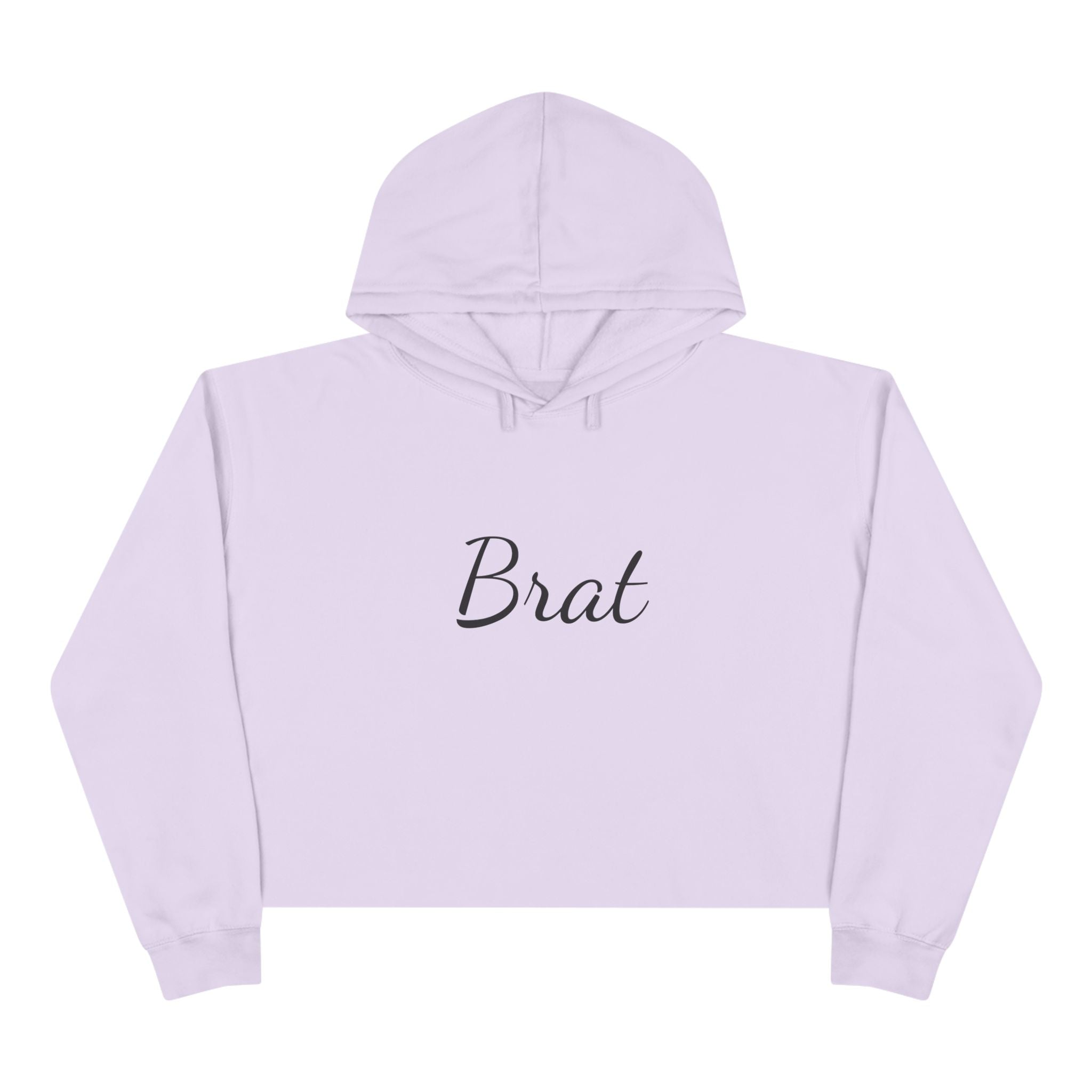 Brat XCX Crop Hoodie - Brat Design for Fashion-Forward Individuals