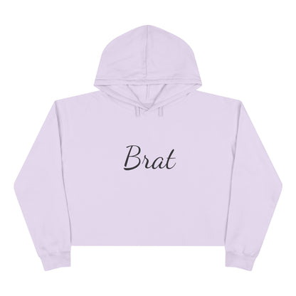Brat XCX Crop Hoodie - Brat Design for Fashion-Forward Individuals