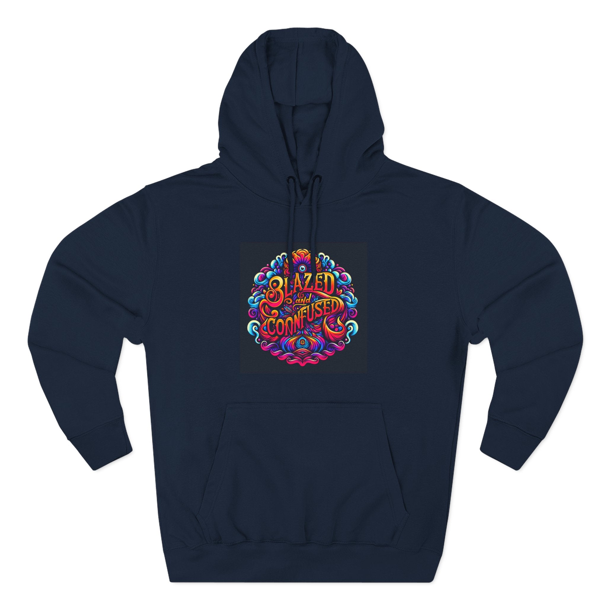 Blazed and Confused Three-Panel Fleece Hoodie