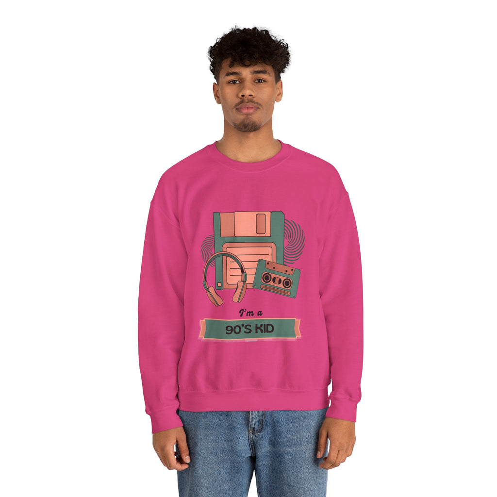90s Kid Unisex Heavy Blend Crewneck Sweatshirt