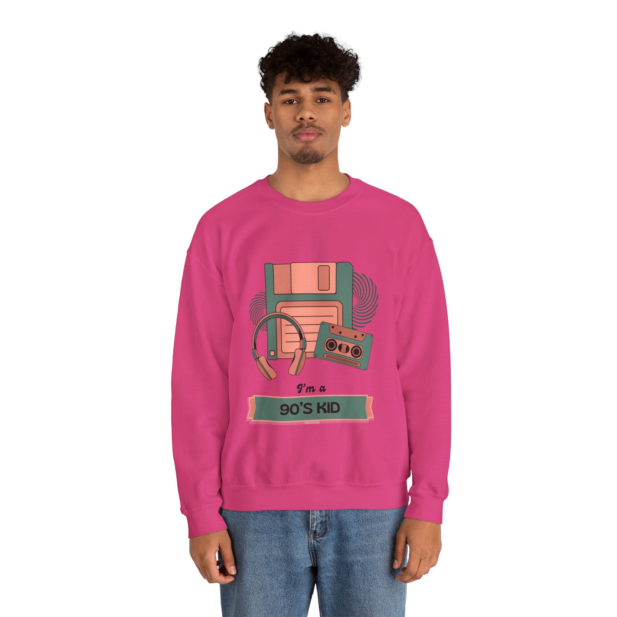 90s Kid Unisex Heavy Blend Crewneck Sweatshirt