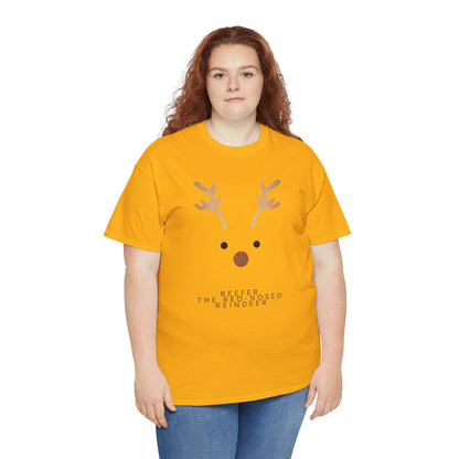 Reindeer Unisex Heavy Cotton Tee